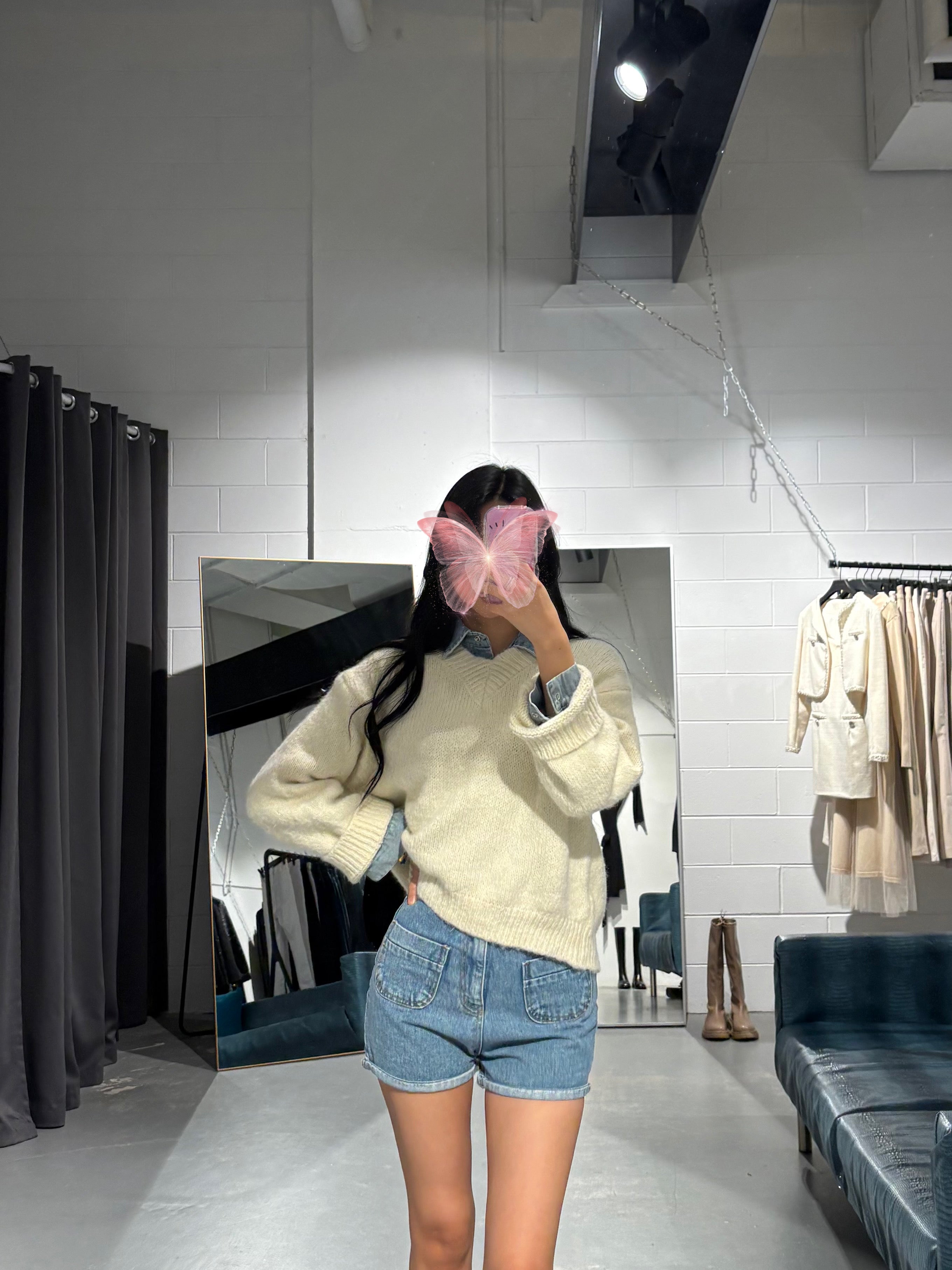 Lucky V Knit