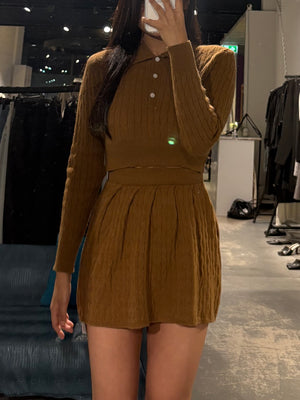 Girls Dail Knit Skirt
