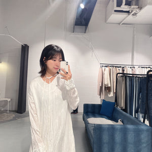LesBeige Wrinkle Long Dress
