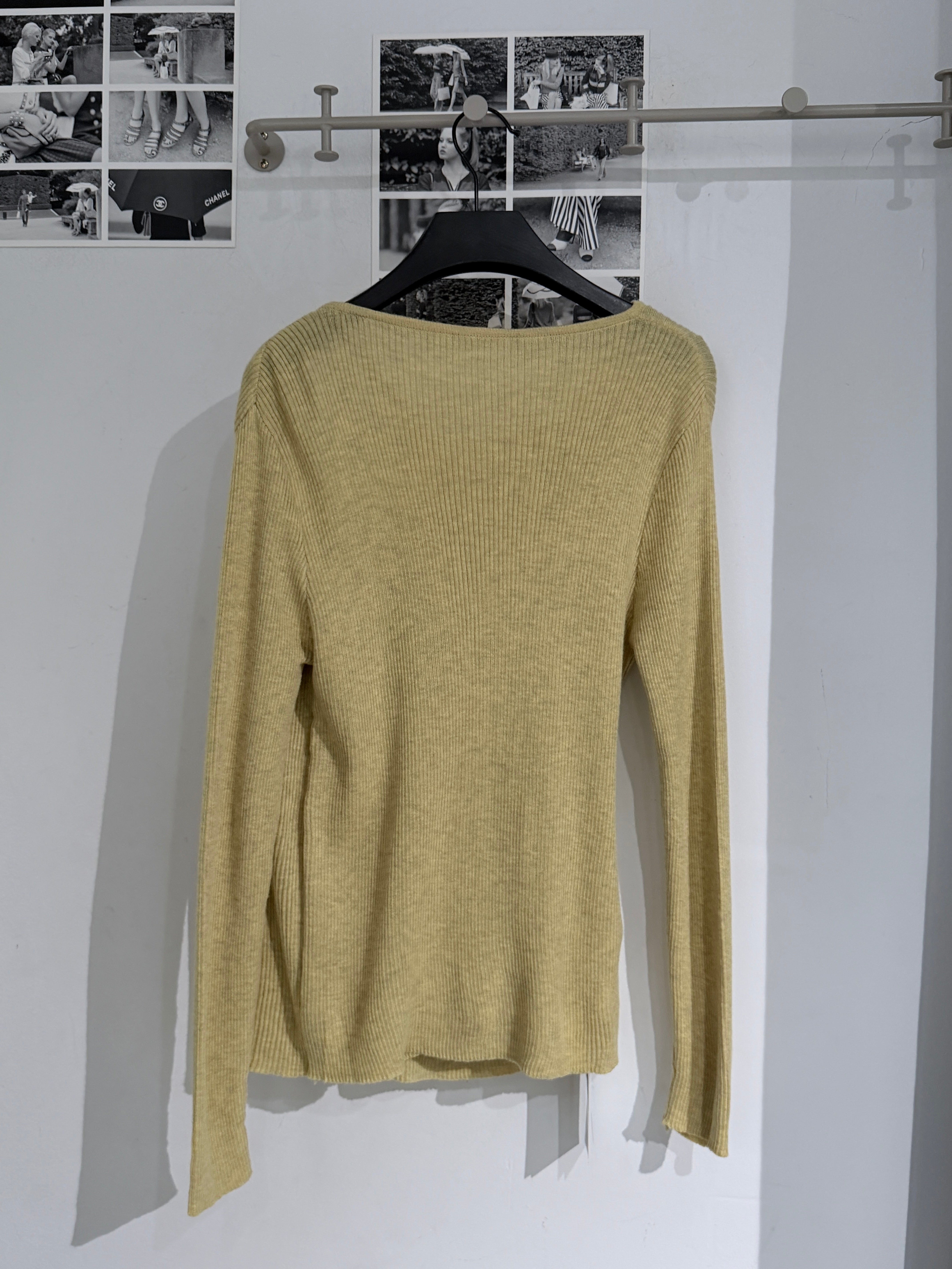 Carrot Olive Knit Top