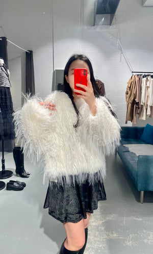 Mogi Hairy Fur Jacket