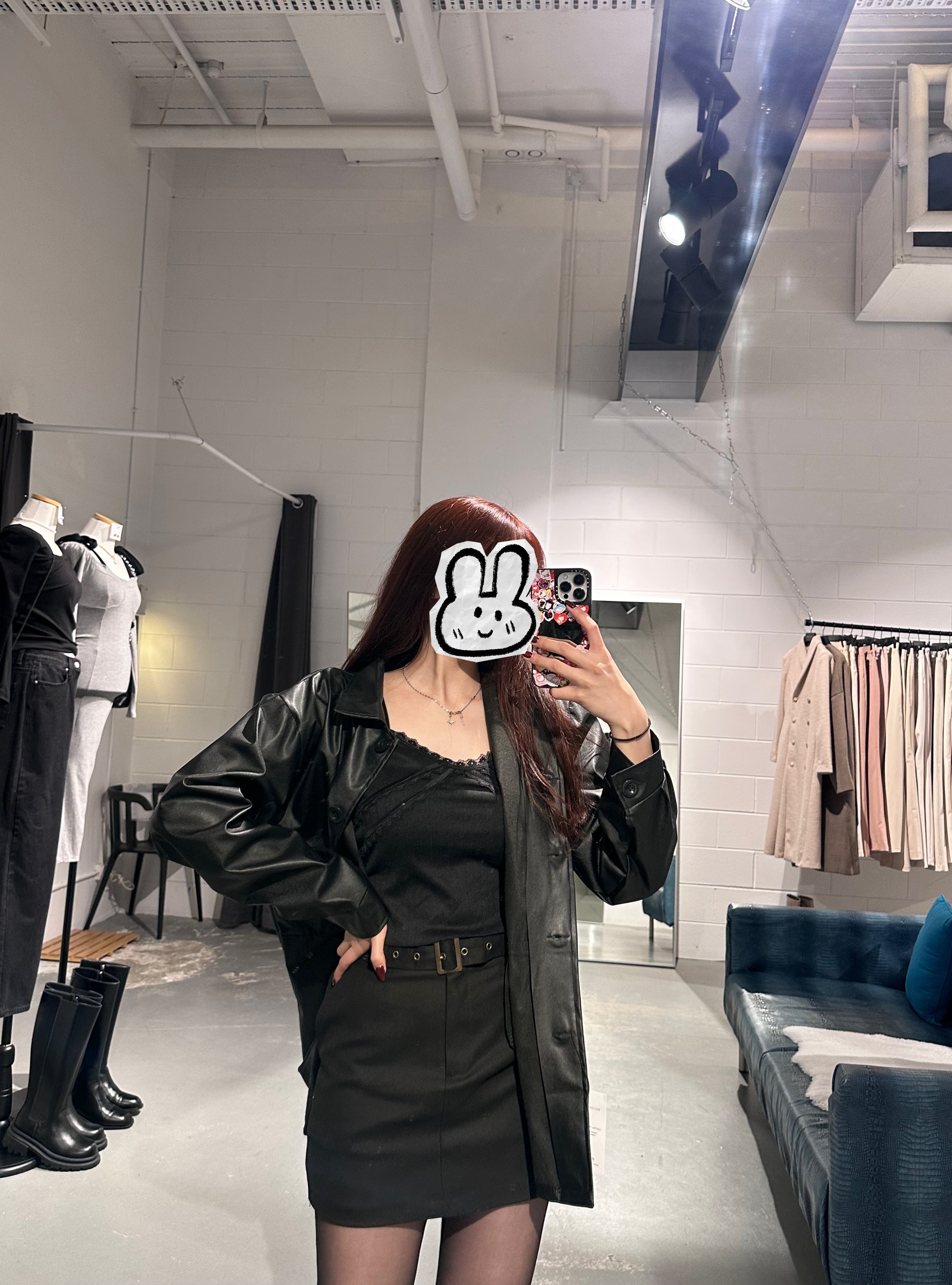 Lilibet Punching Belt Skirt