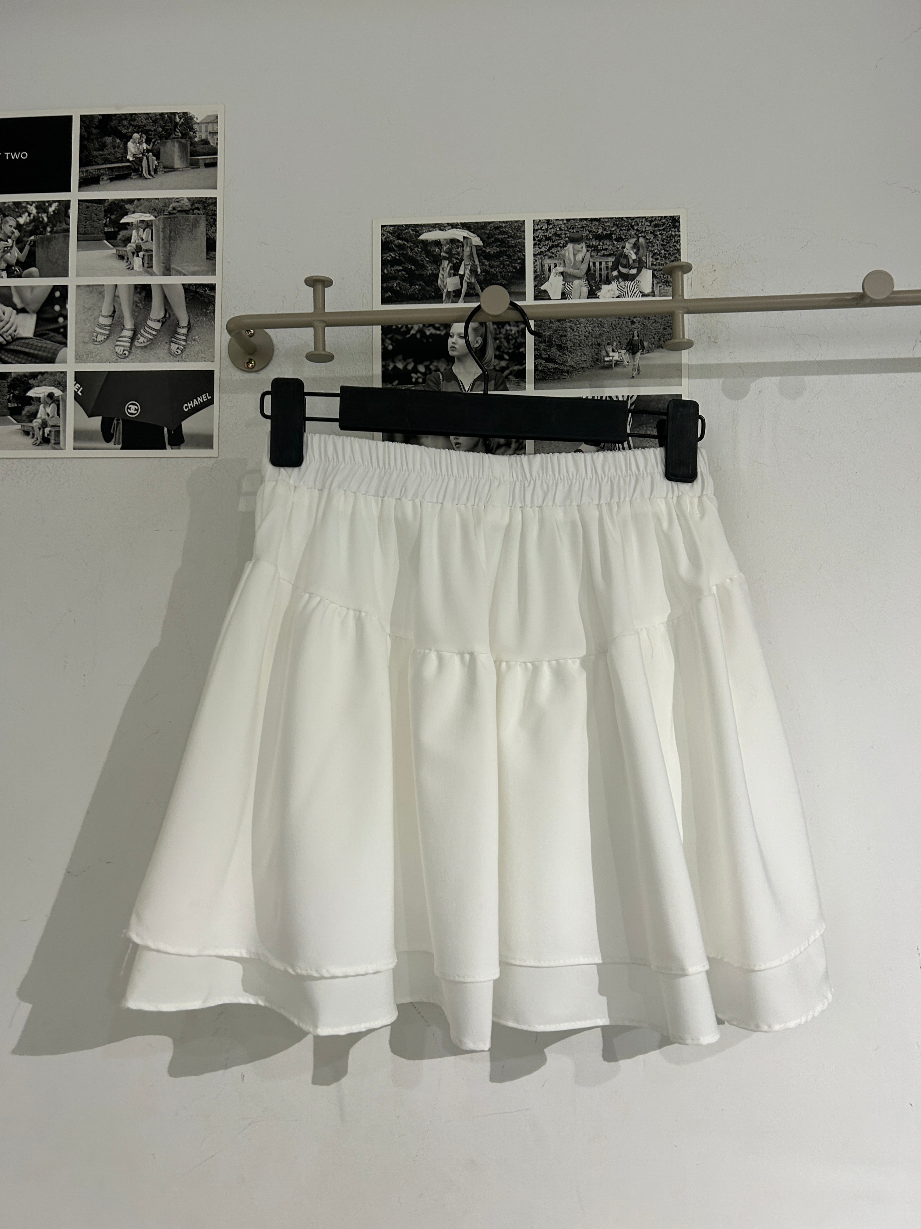 Carrot Layered Ribbon Skirt