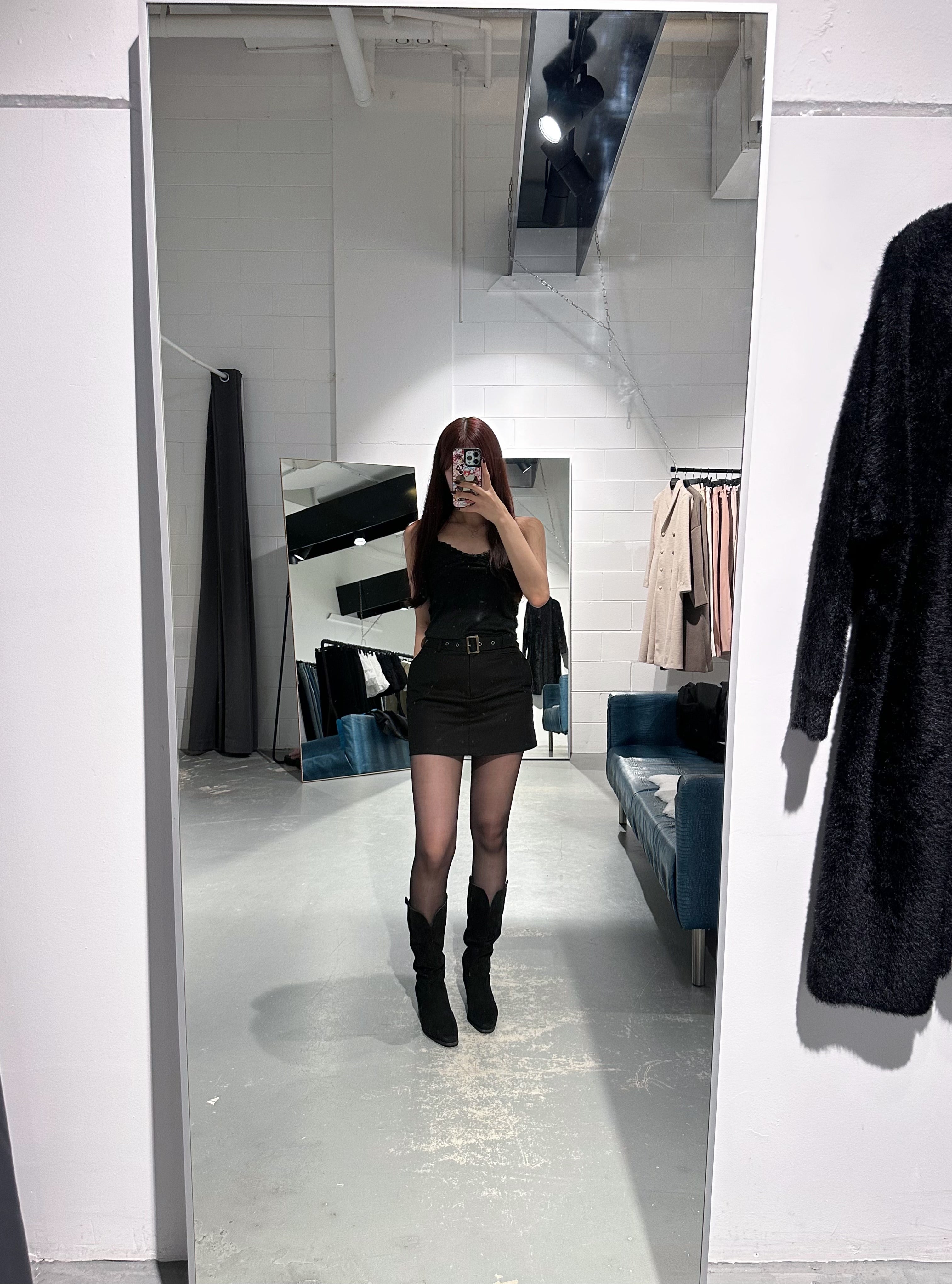 Lilibet Punching Belt Skirt