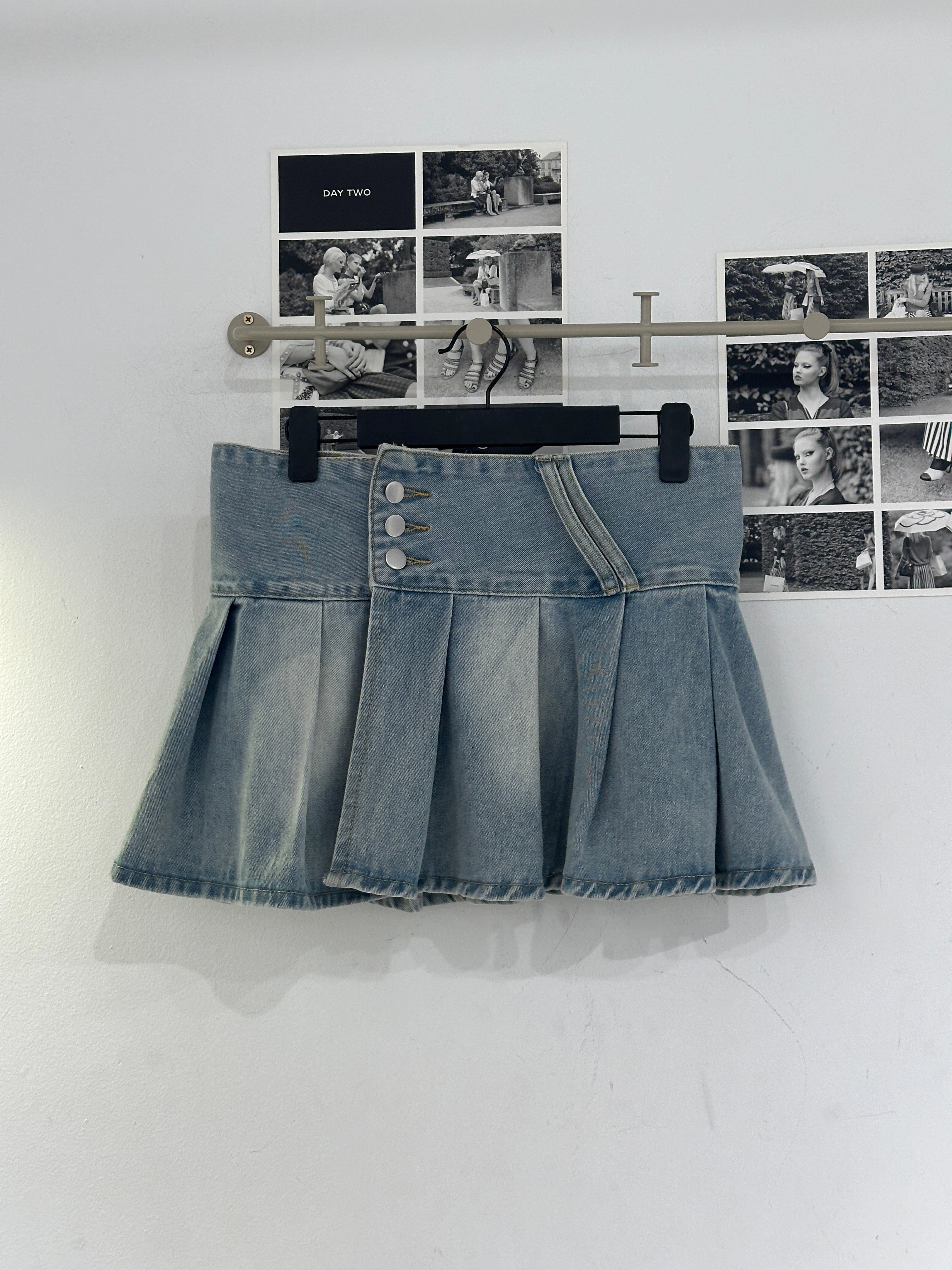 Yuni Low Denim Skirt