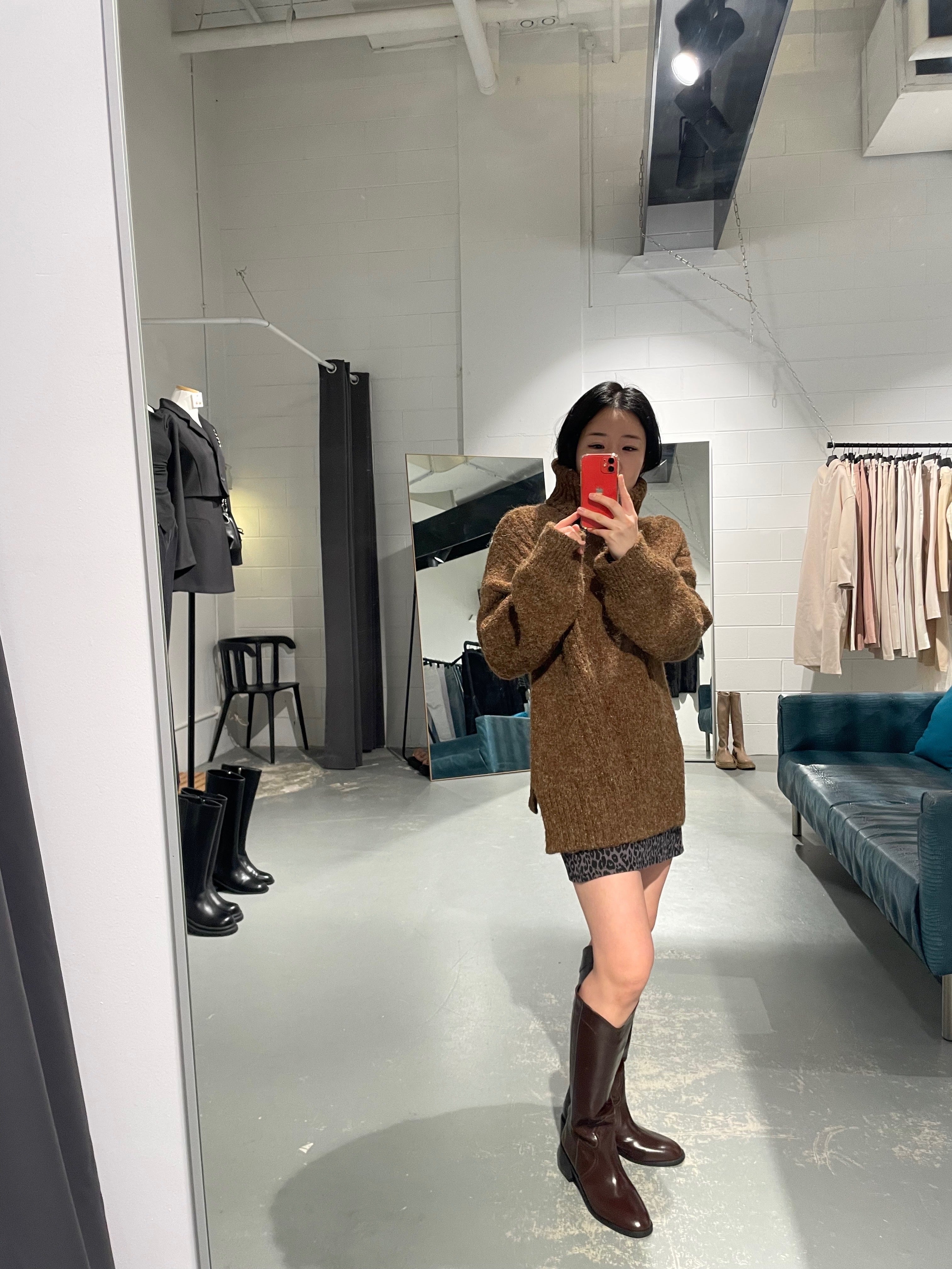 thereby V Turtle-Neck Knit