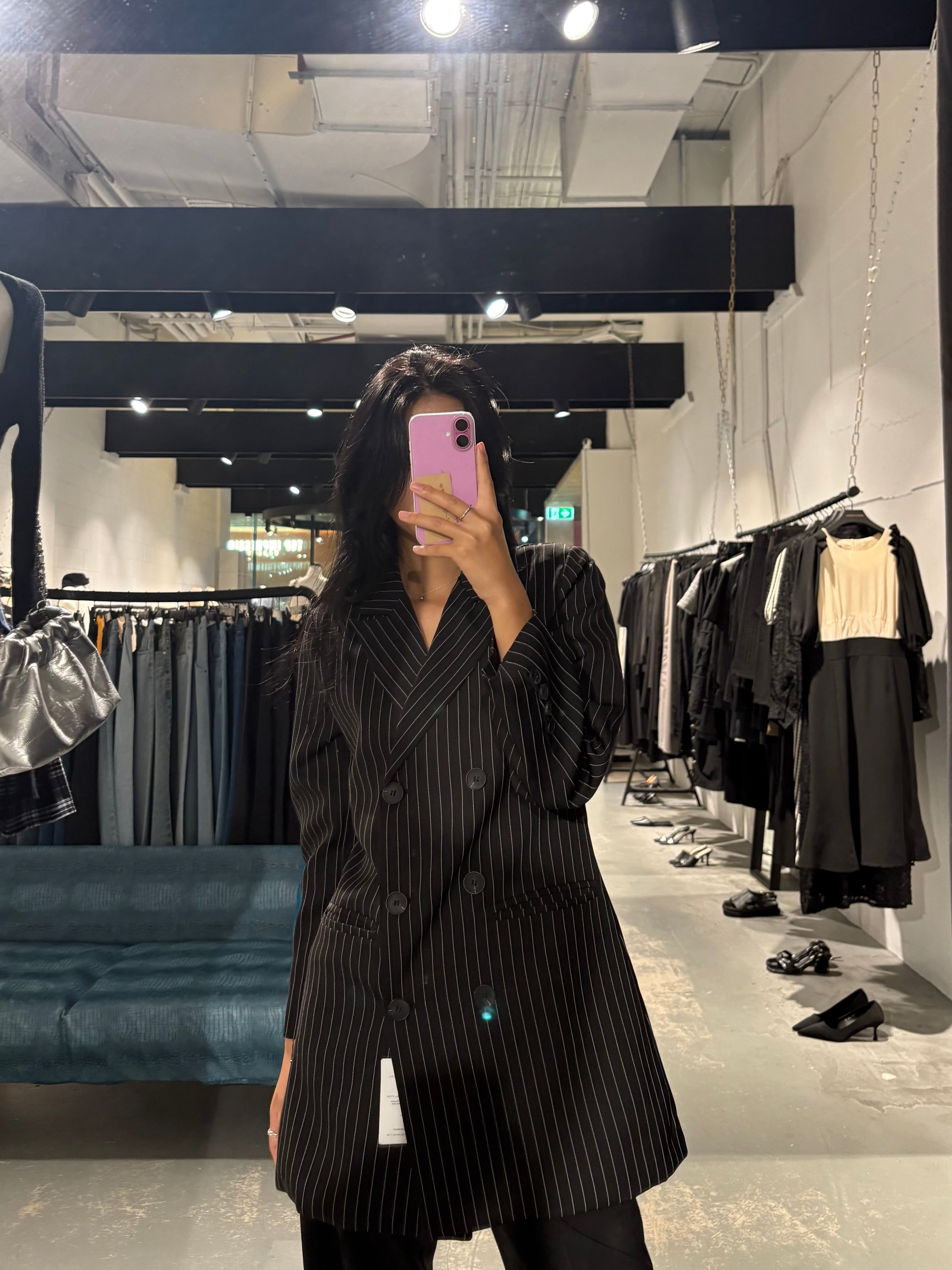 Stripe Over Fit Jacket