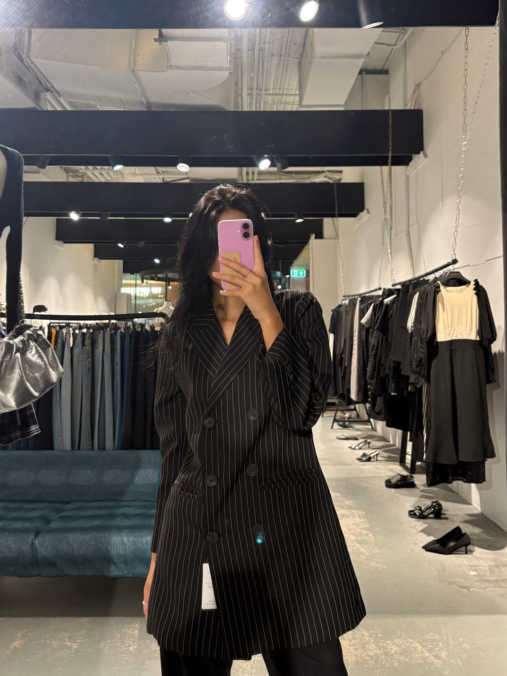 Stripe Over Fit Jacket