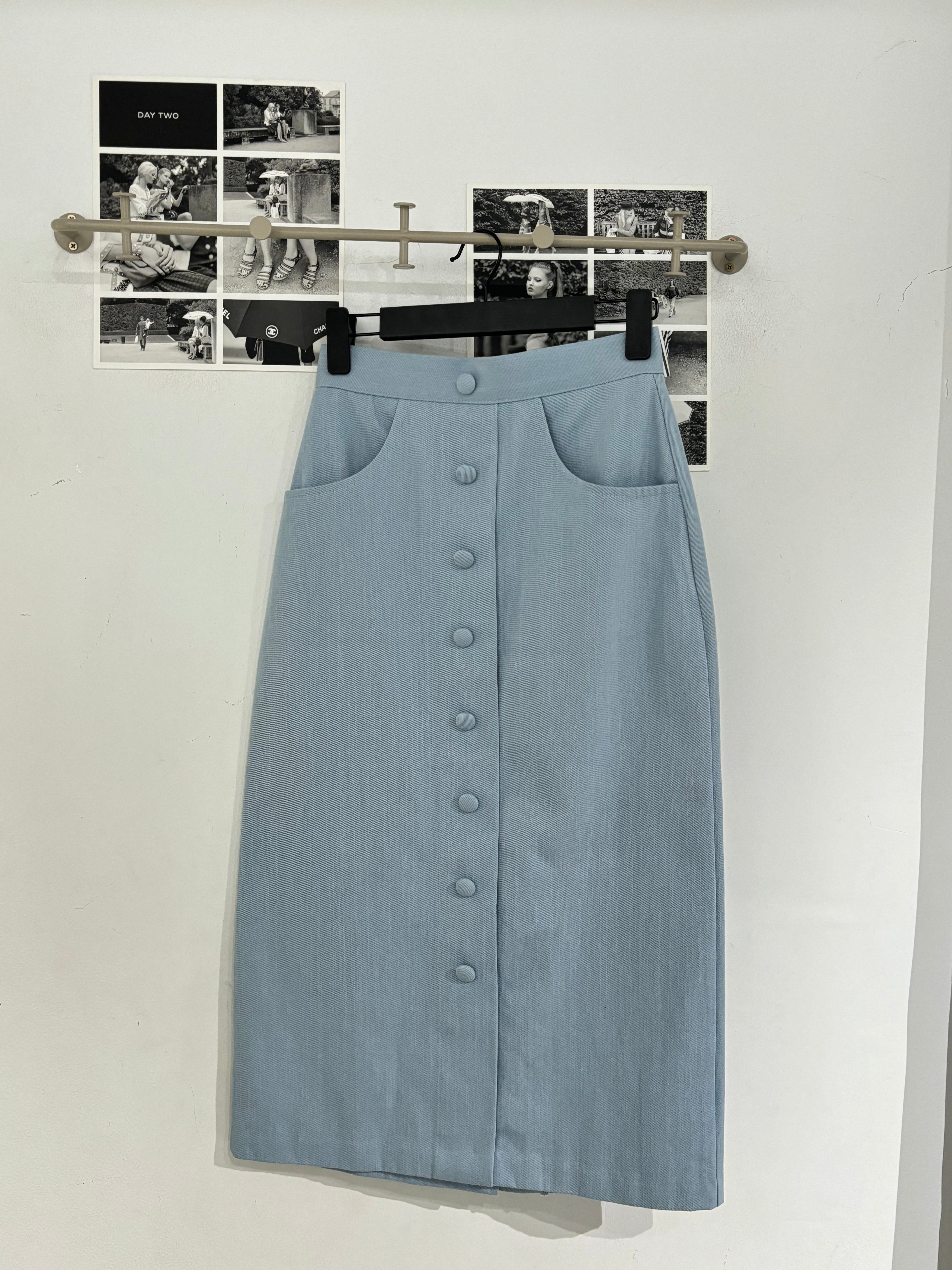 Catwalk Button Long Skirt