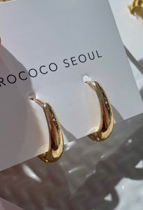 Gold Daily Hoop Earrings