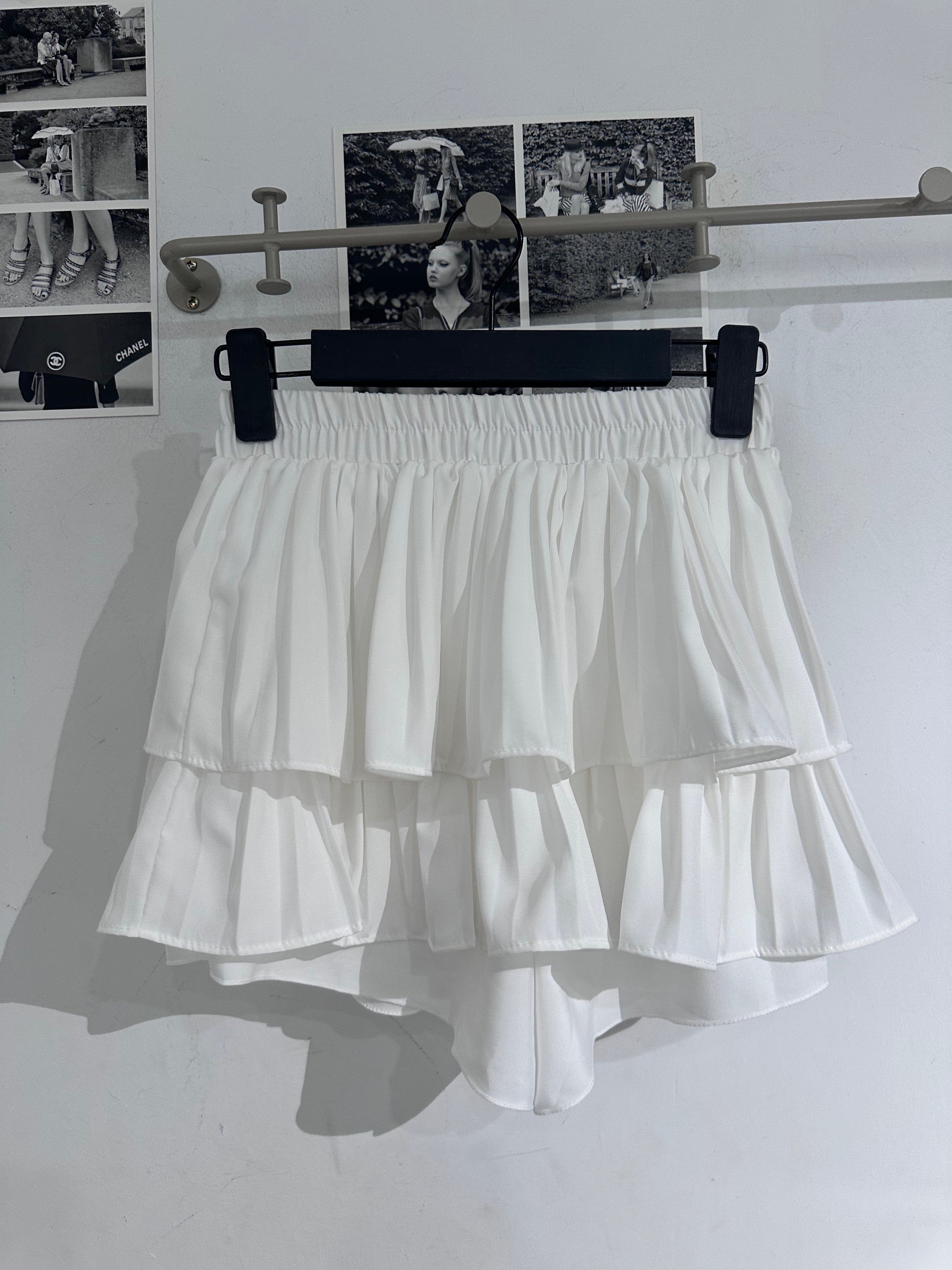 Bebe Micro Pleats Shorts