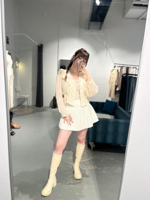 Oni Wrinkle Sheer Blouse