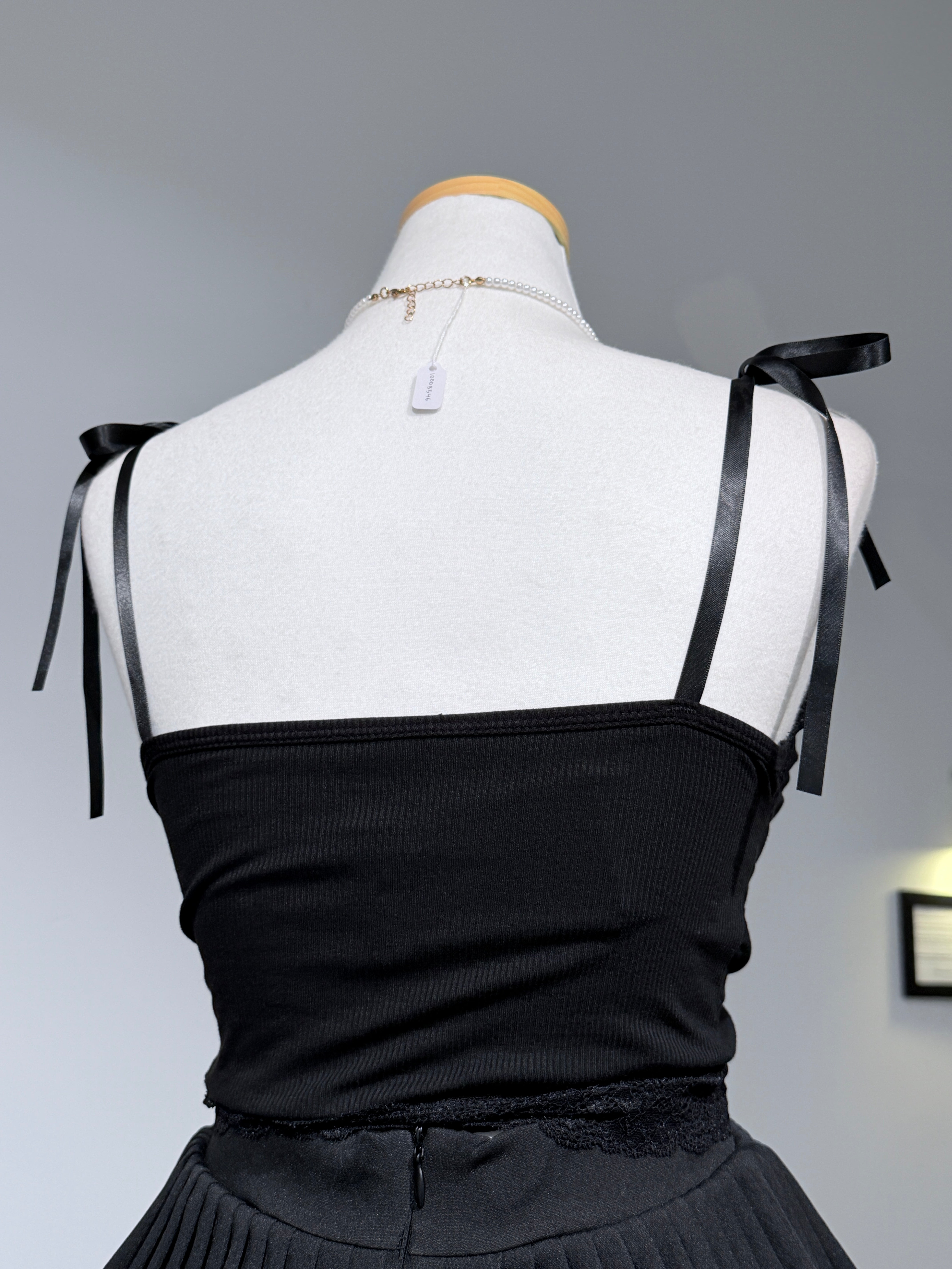 Bebe Lace Ribbon Cami