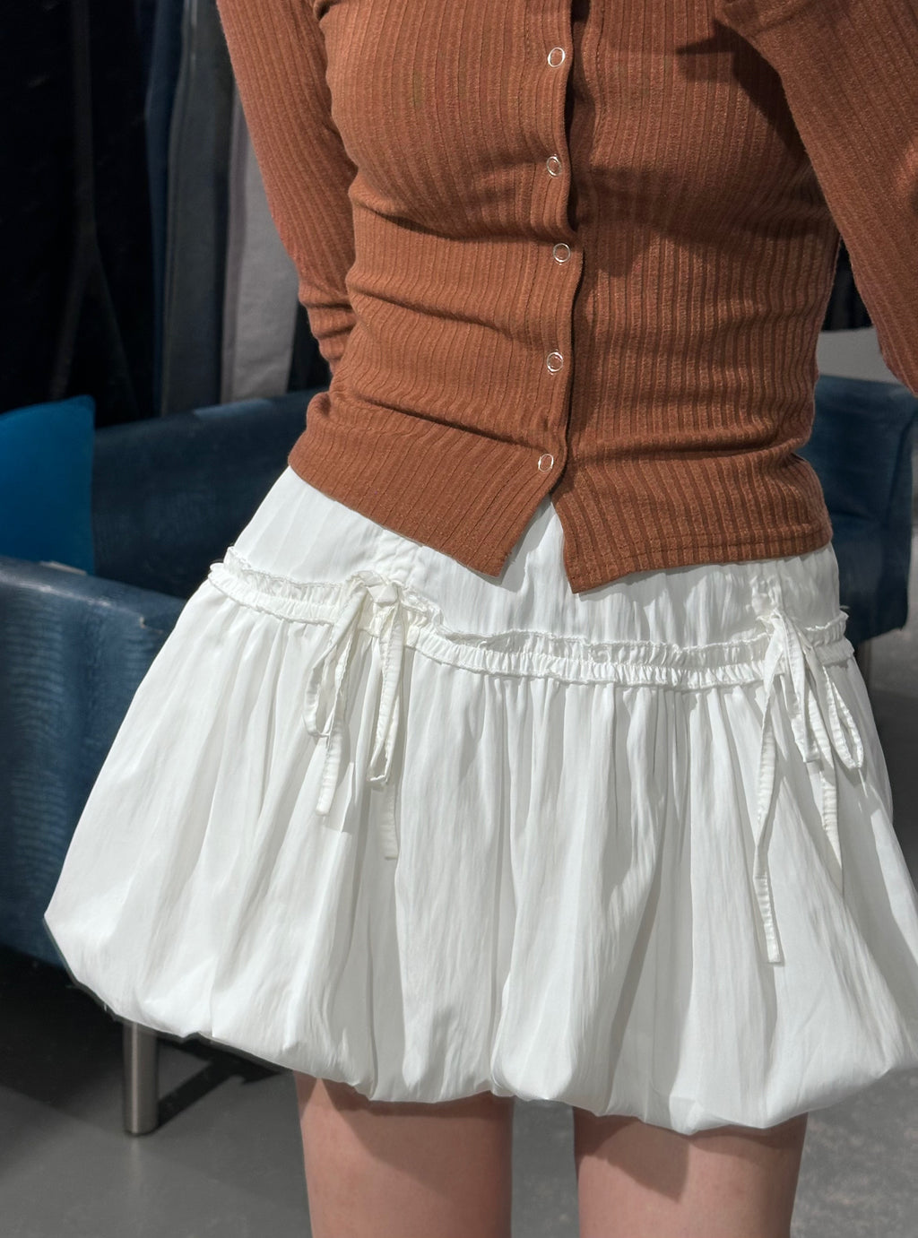 Carrot Frill Ribbon Balloon Skirt