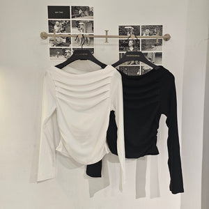 Maru Front Shirring T