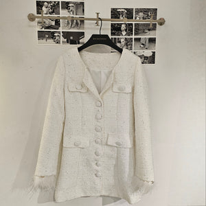Maximax Spangle Tweed Jacket Dress