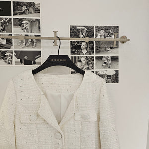 Maximax Spangle Tweed Jacket Dress