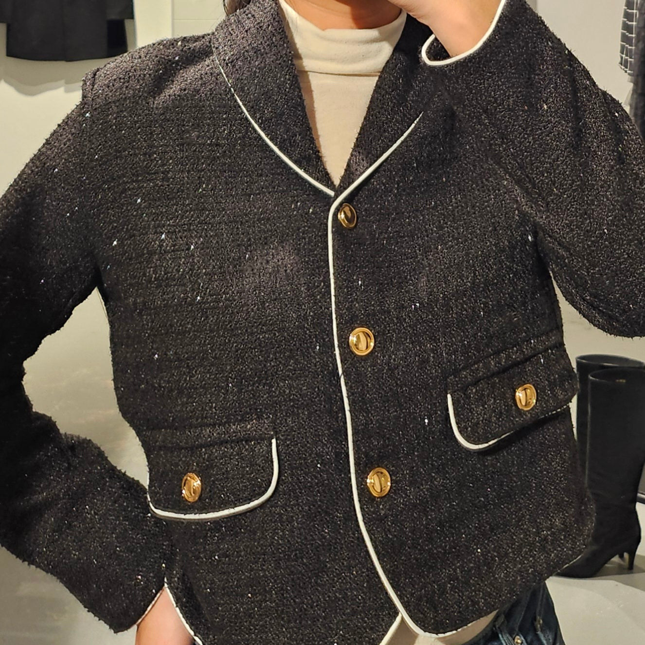 Bboshong Ver Tweed Jaket