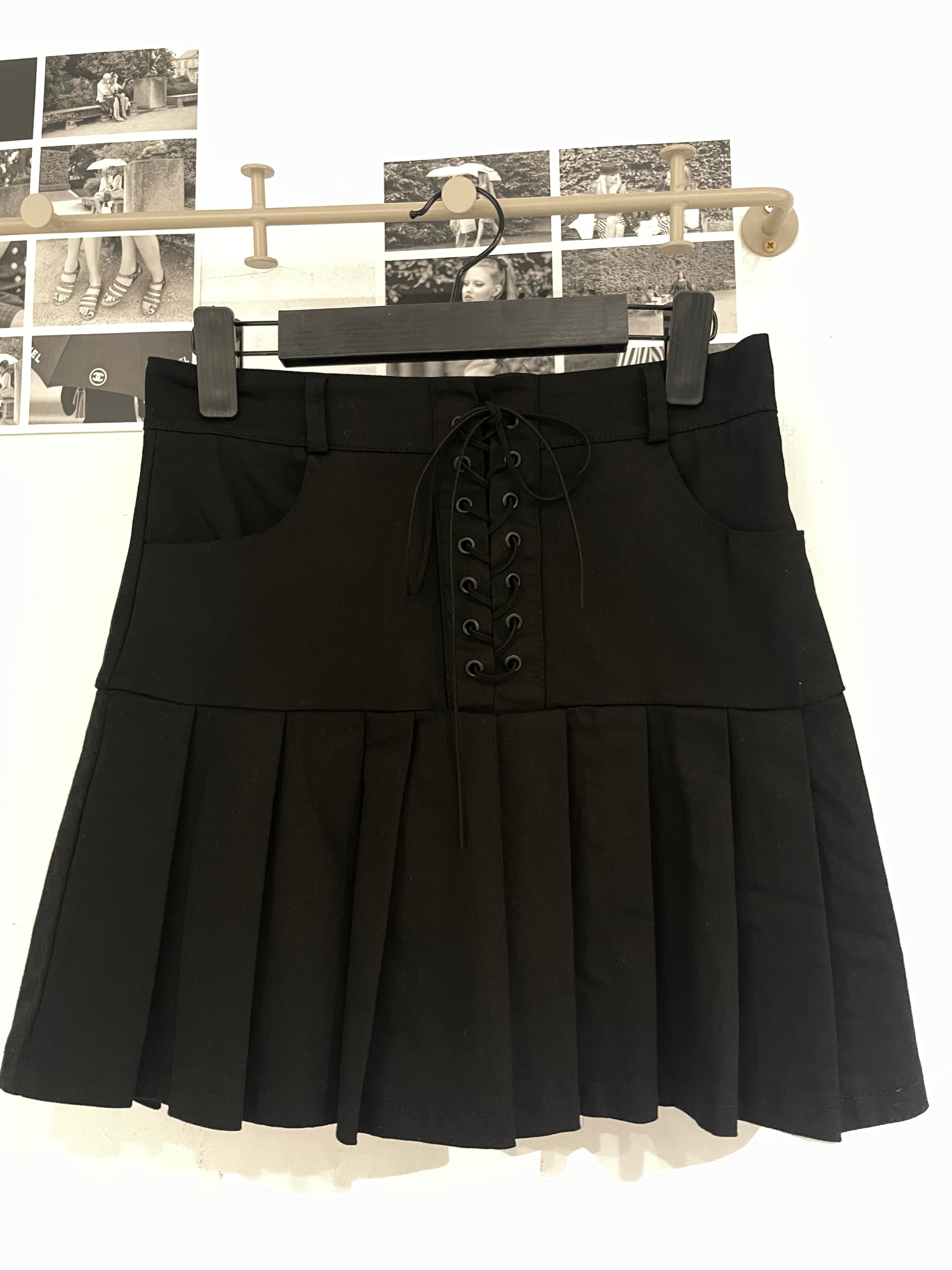 Maru Eyelet Pleated Skirt