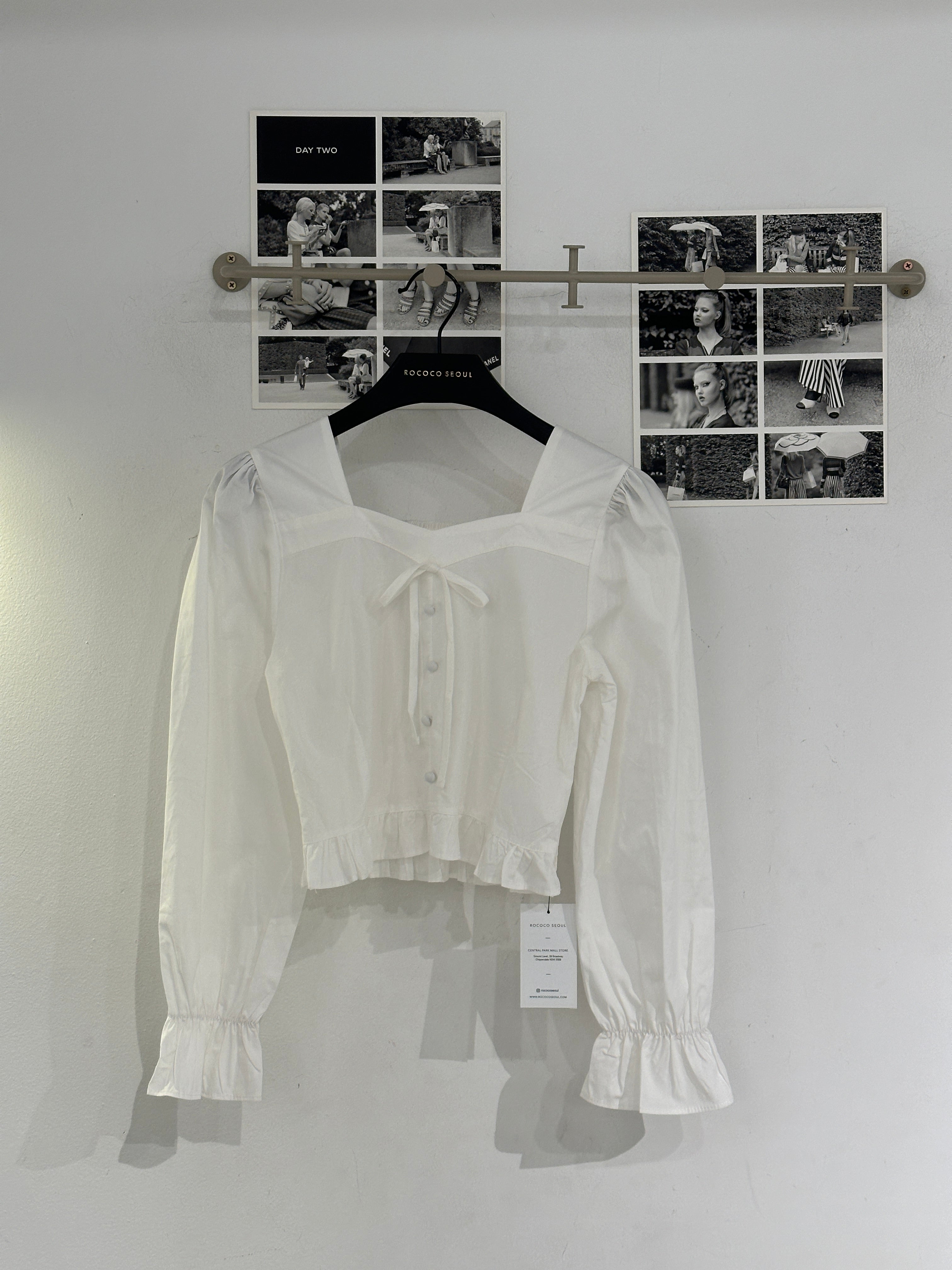 Frill Smock Square Blouse