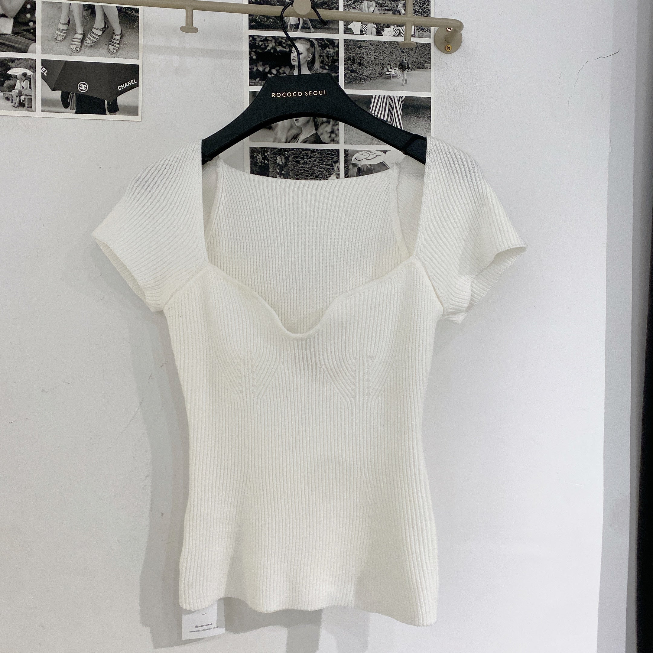 Heart Neck Summer Knit