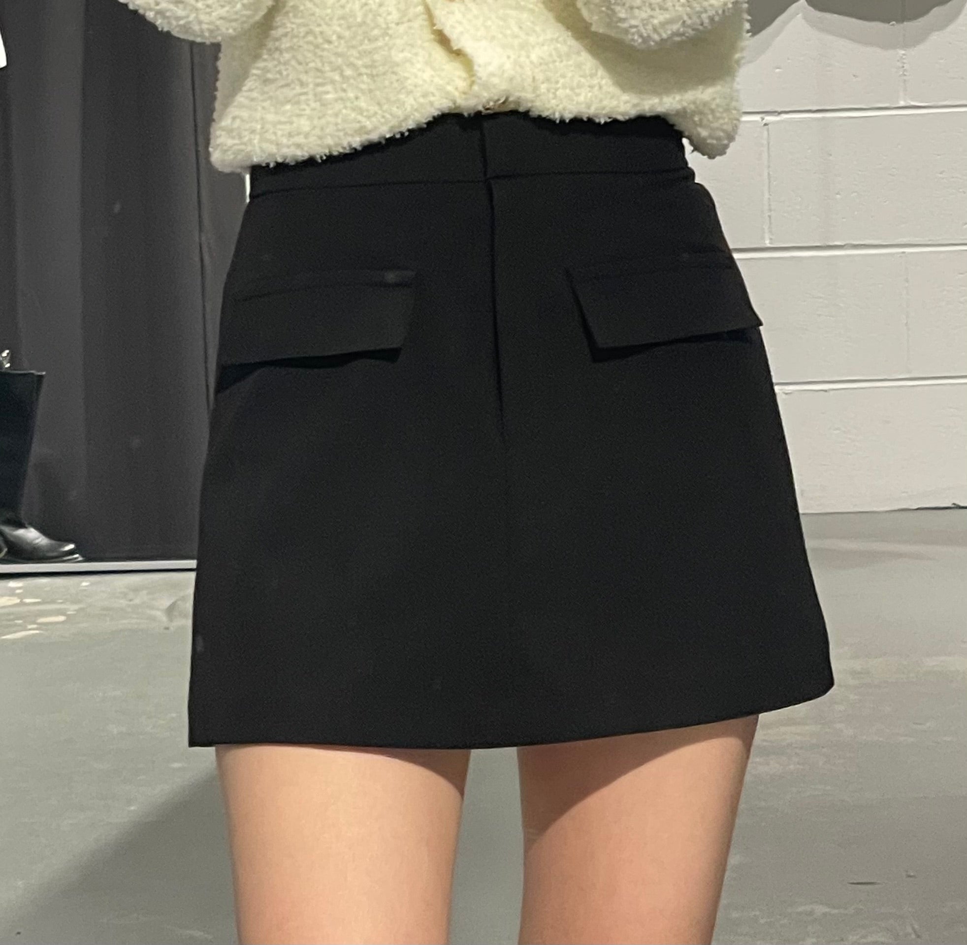 Blackpom Oru Mini Skirt