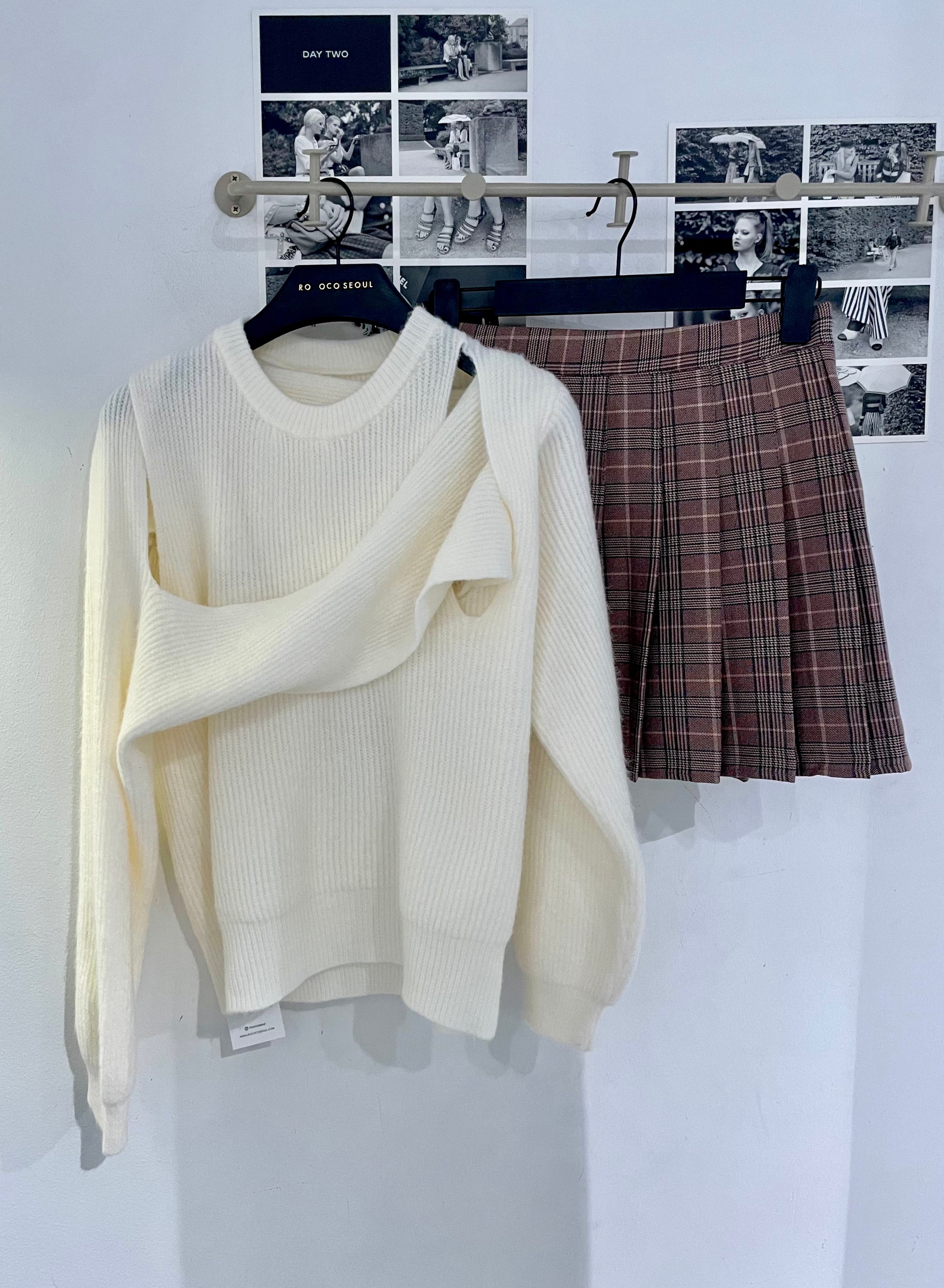 Mogi  Layered Knit Top