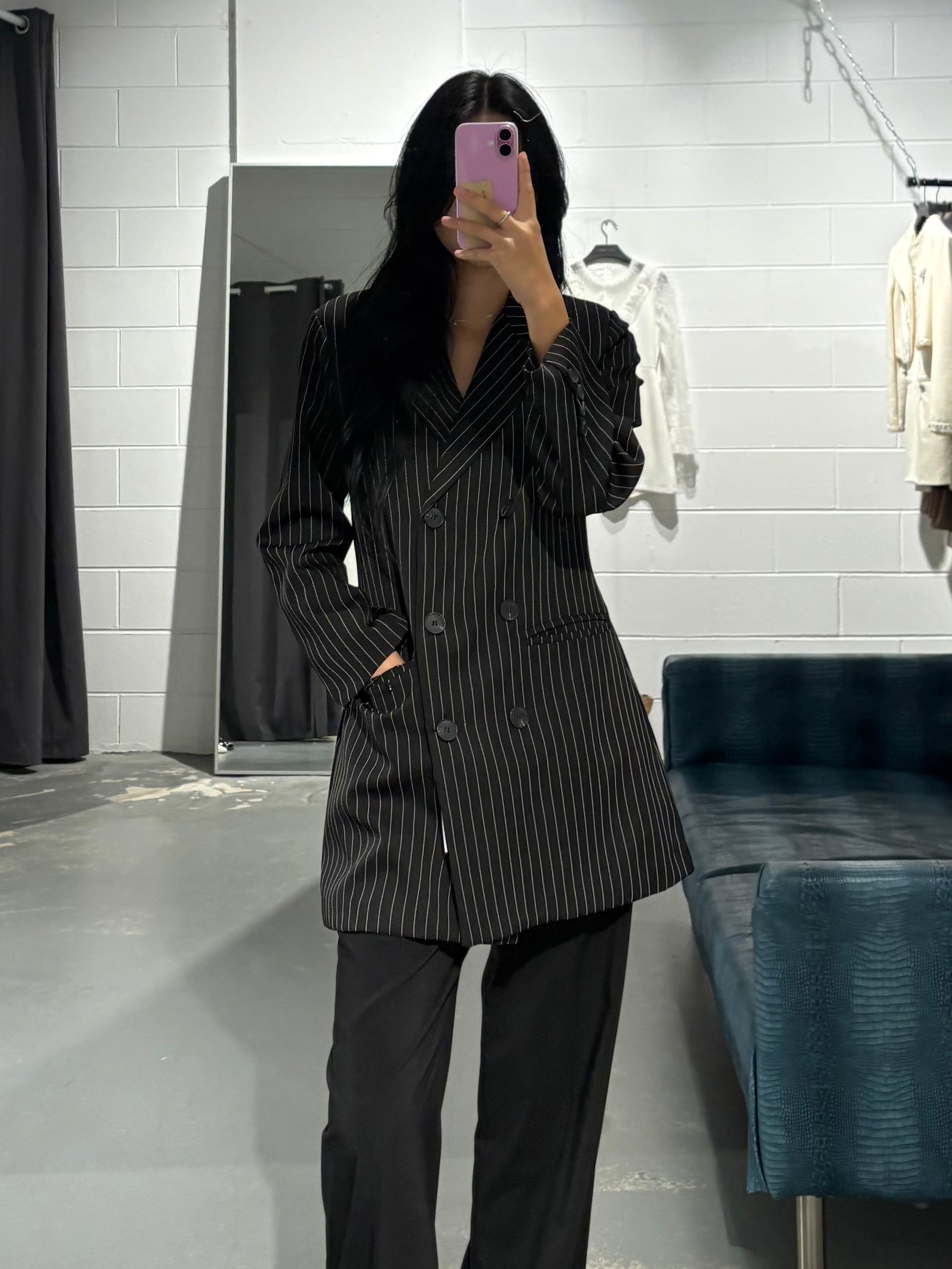 Stripe Over Fit Jacket