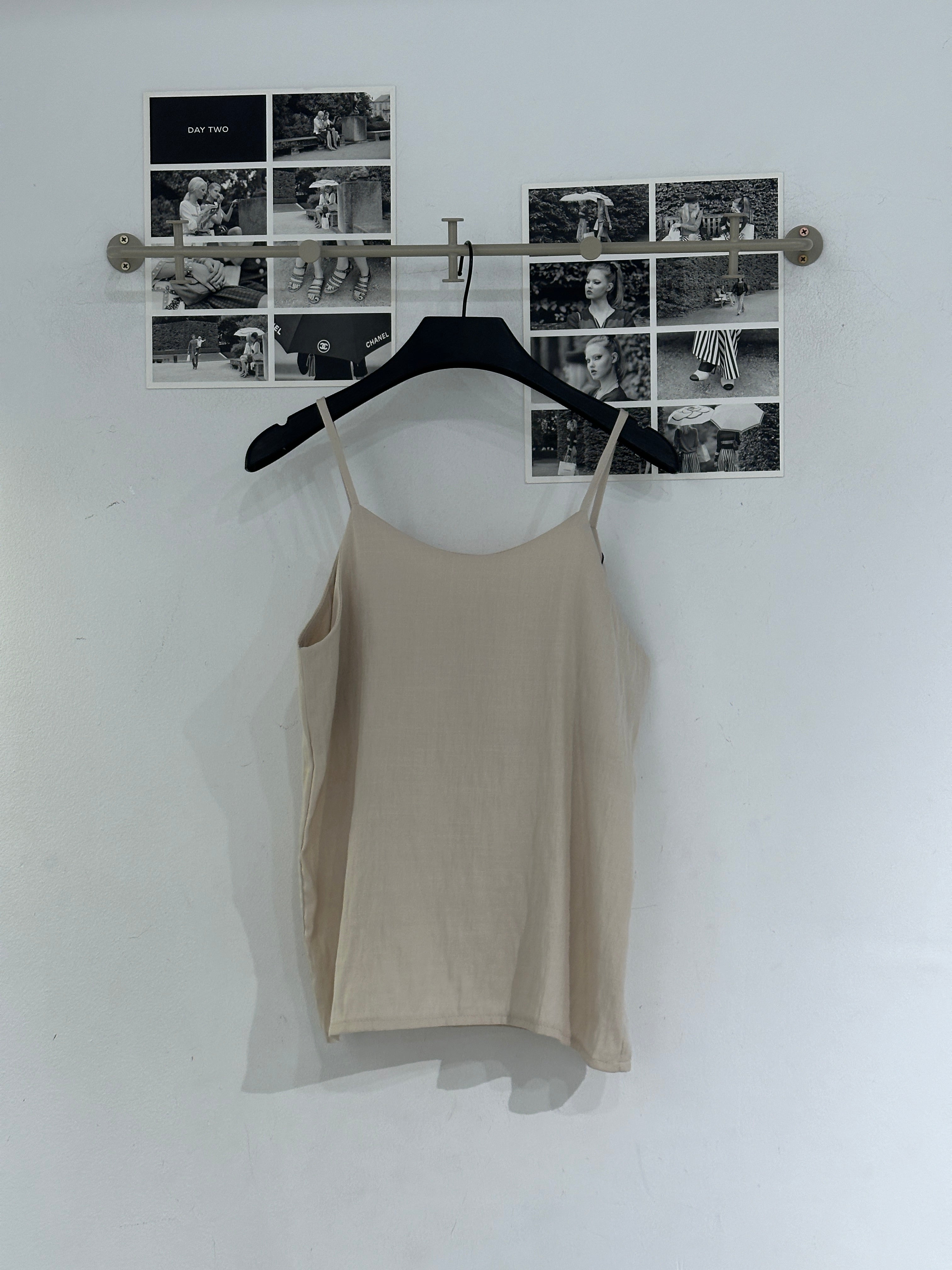 Beige Linen Camisole