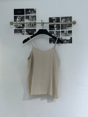 Beige Linen Camisole