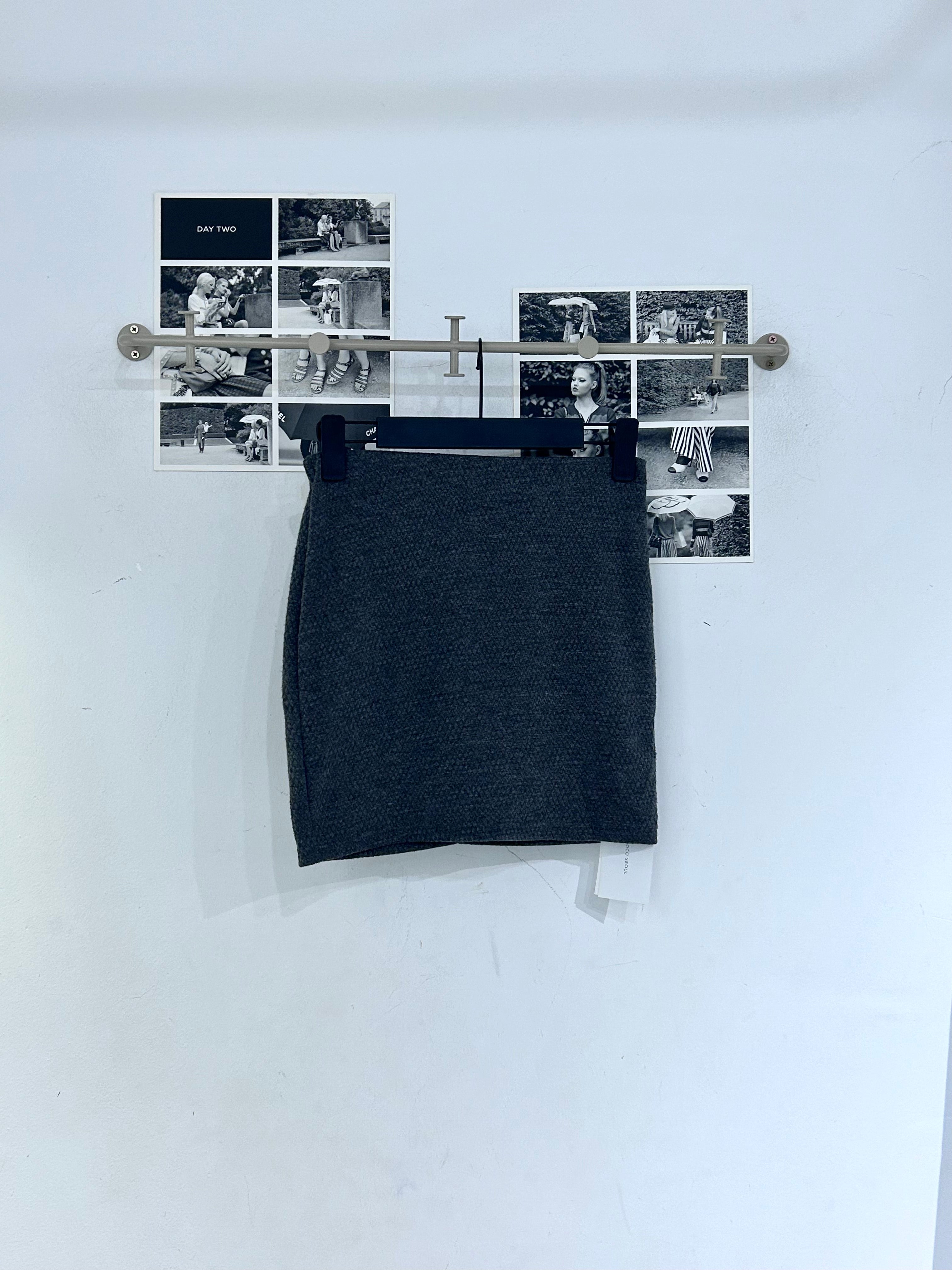 Banding Soft Grey Skirt