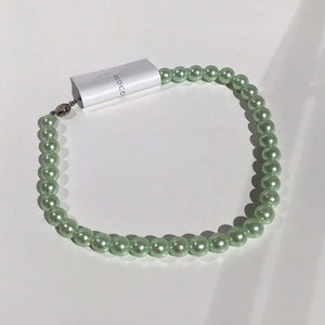 Mint Pearl Necklace