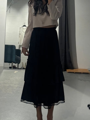 Carrot Clain Long Skirt