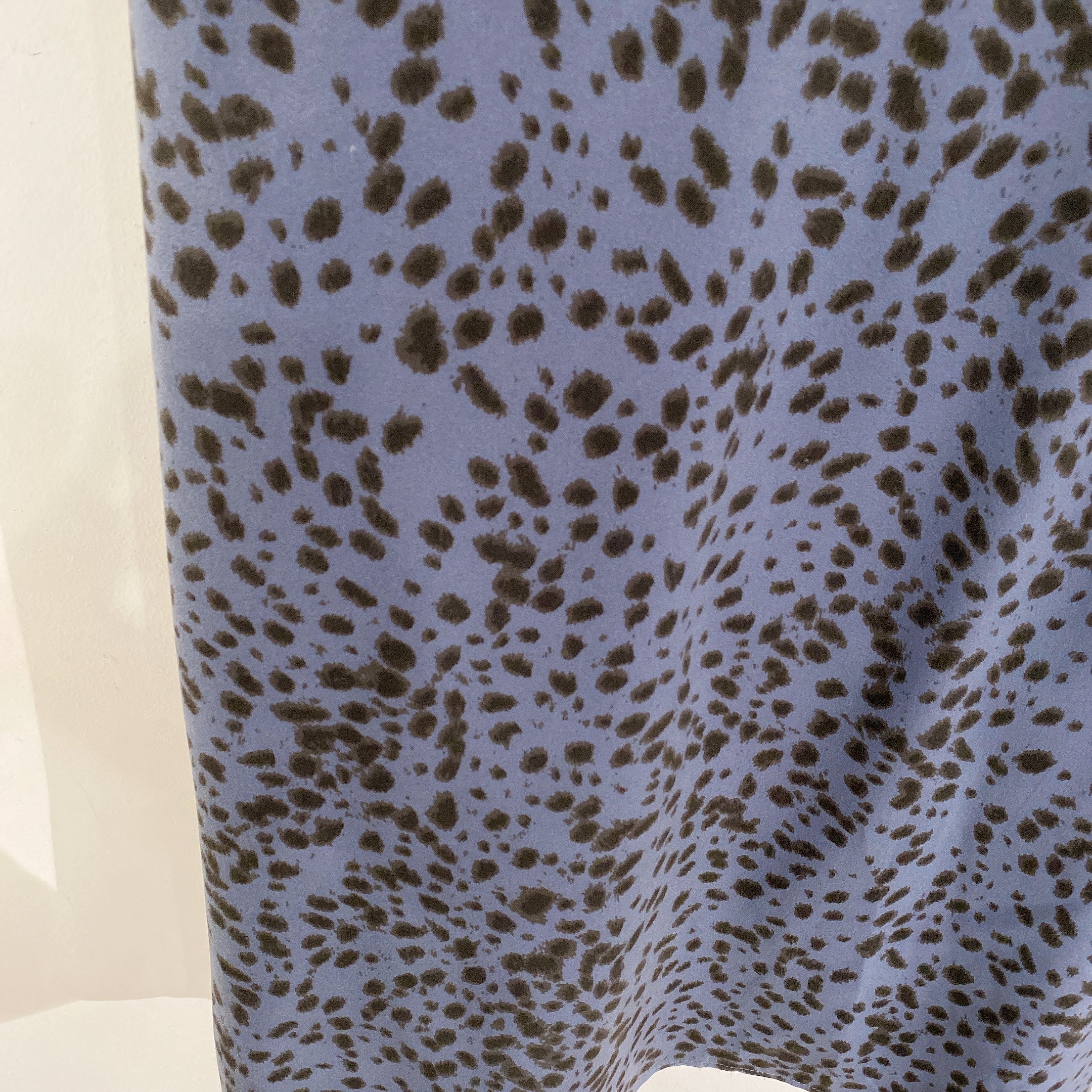 Mong9s Leopard Satin Skirt