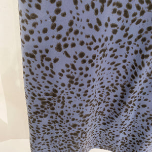 Mong9s Leopard Satin Skirt