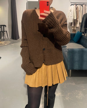 Mori Muffler Cardigan Set