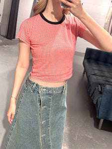 Bean Gingham T