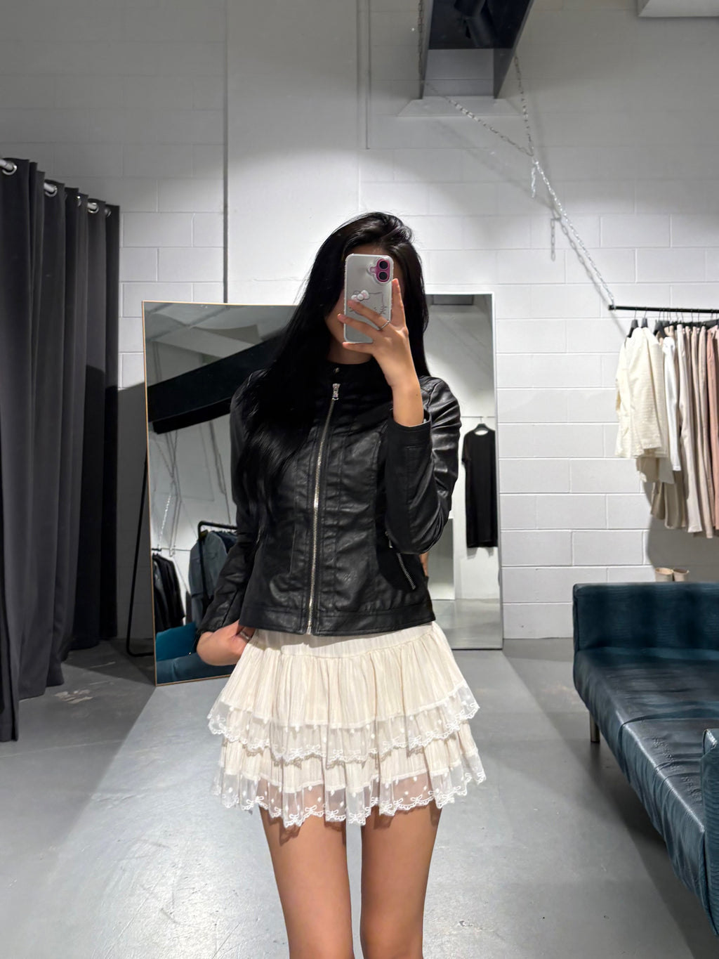 Jully Rider Faux Leather Jacket