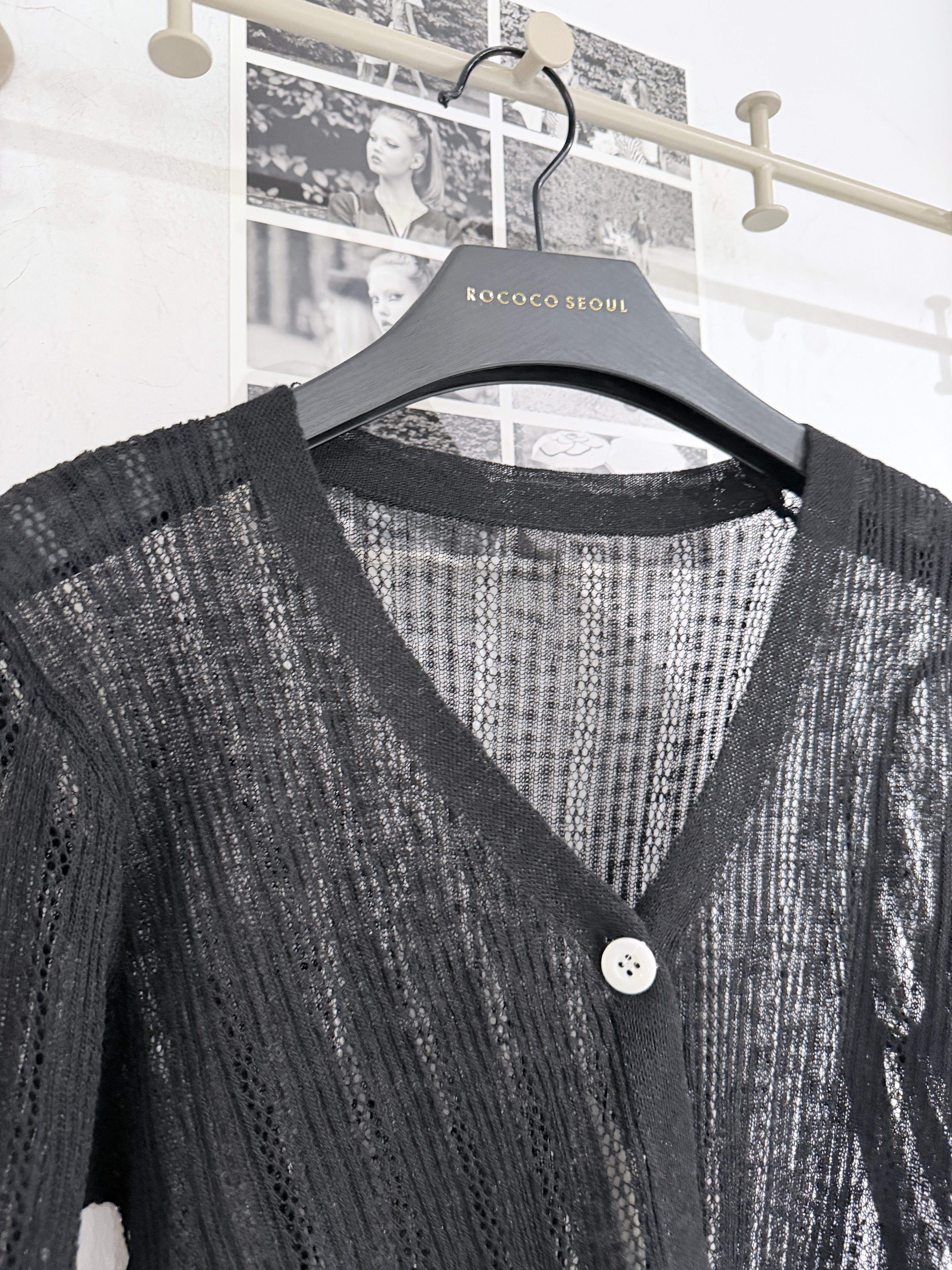 Bebe Melo Sheer Cardigan