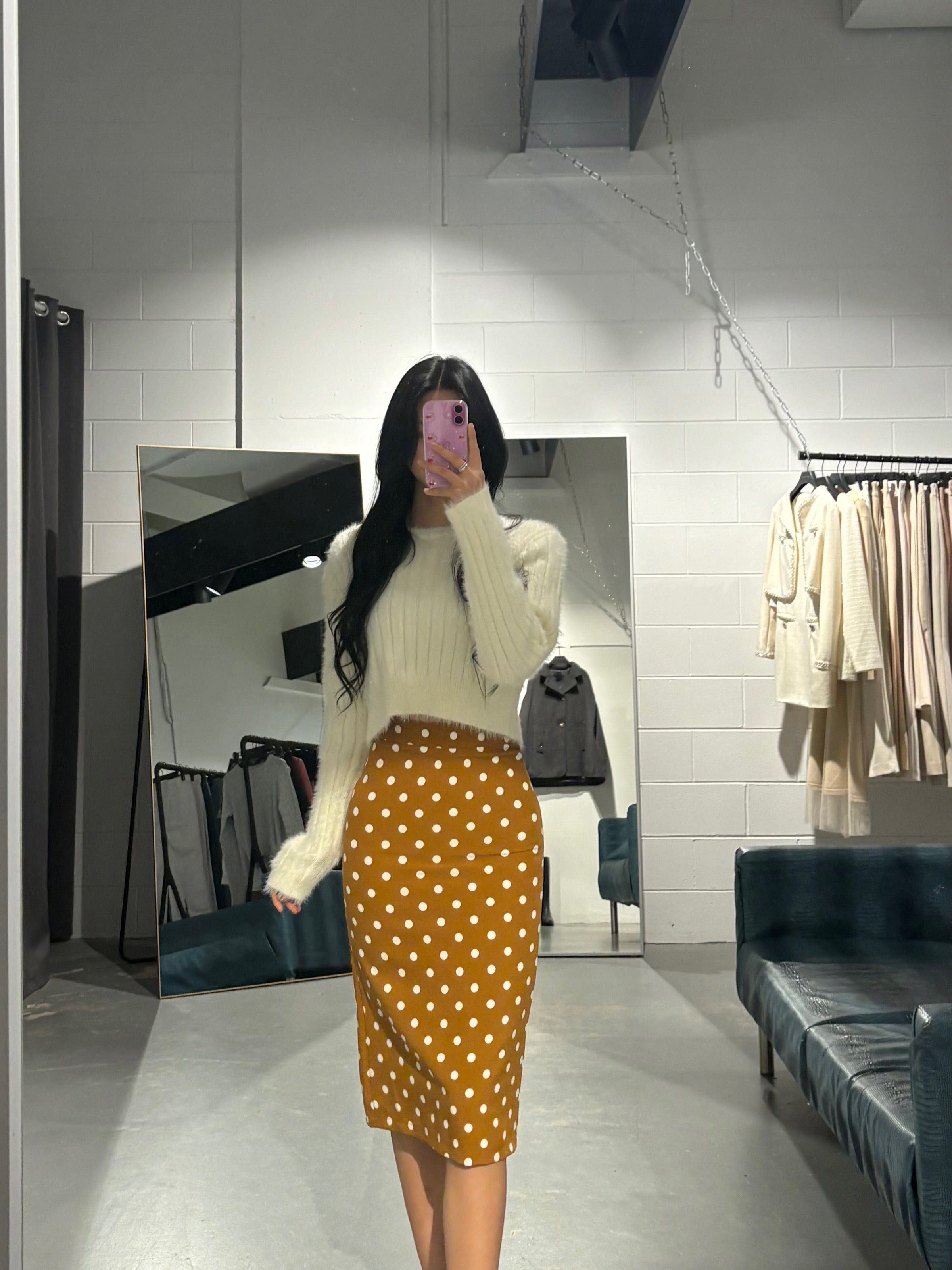 Xi Dot Long Skirt