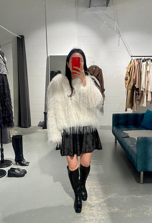 Mogi Hairy Fur Jacket