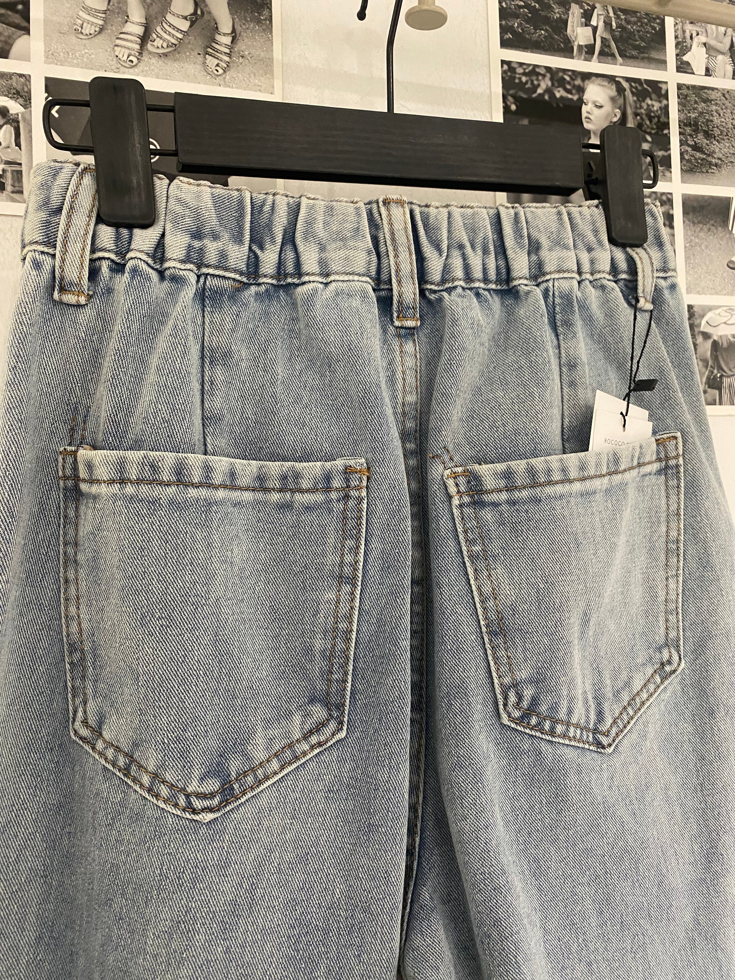 Daily Banding Wide Denim Jeans