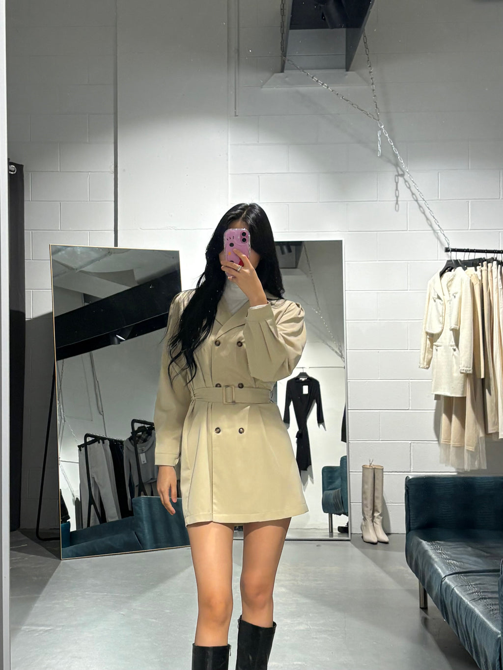 Muji Trench Dress
