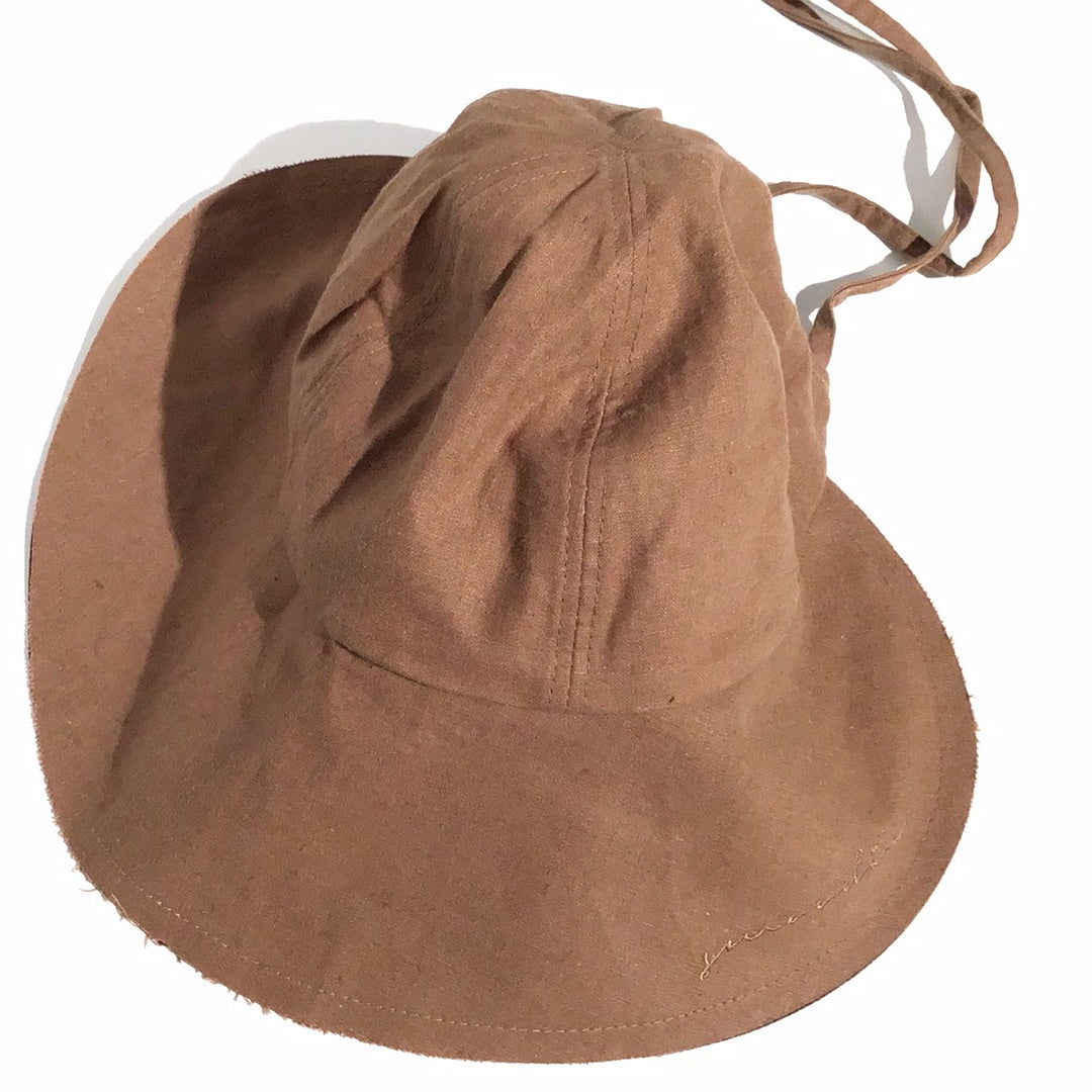 Linen Bonnet Hat