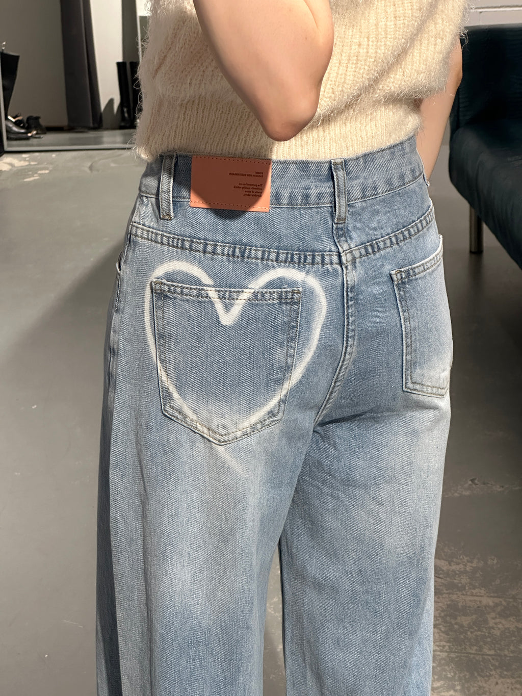 Maximax Heart Denim Jean