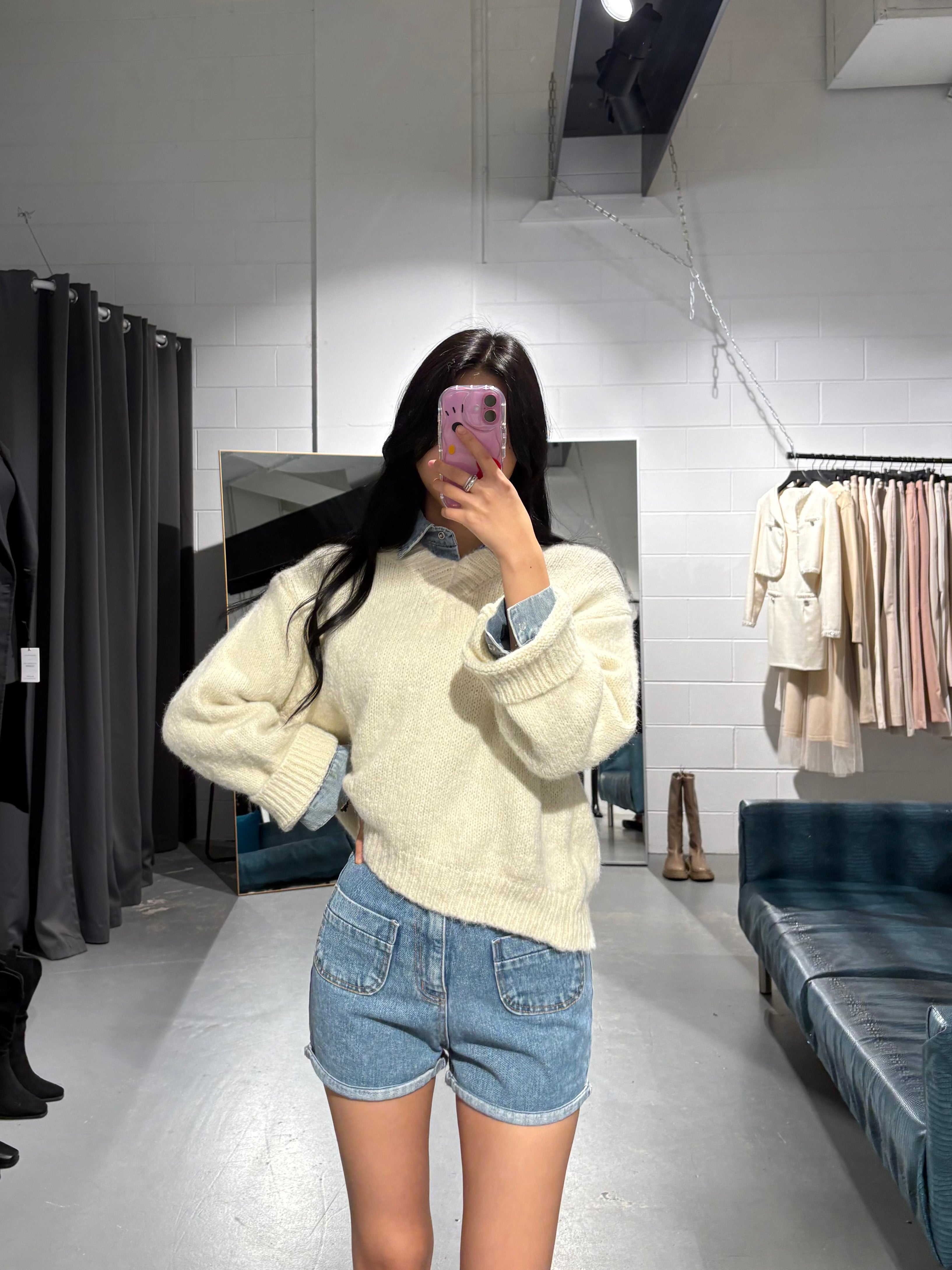 Lucky V Knit
