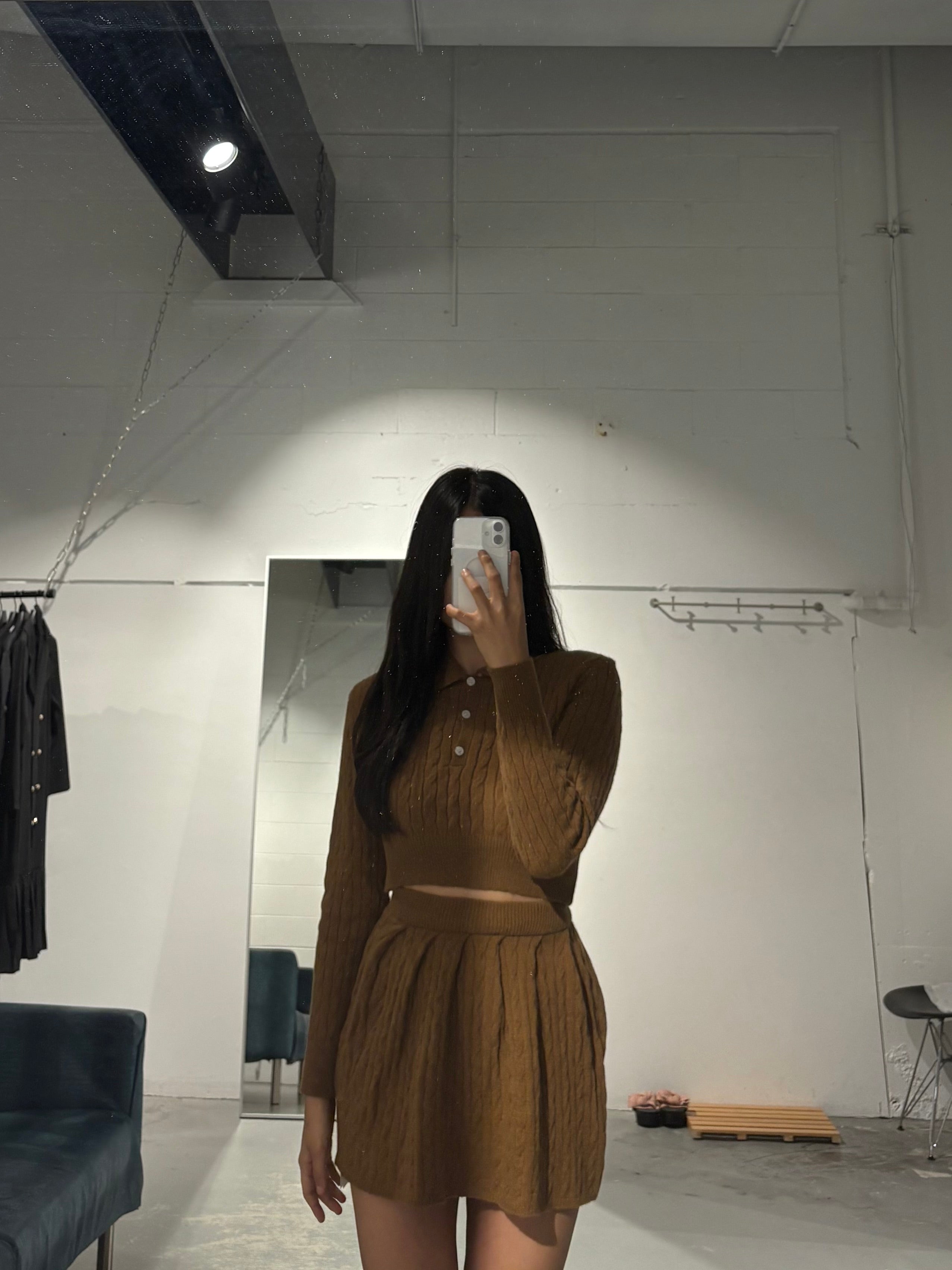 Girls Dail Knit Skirt