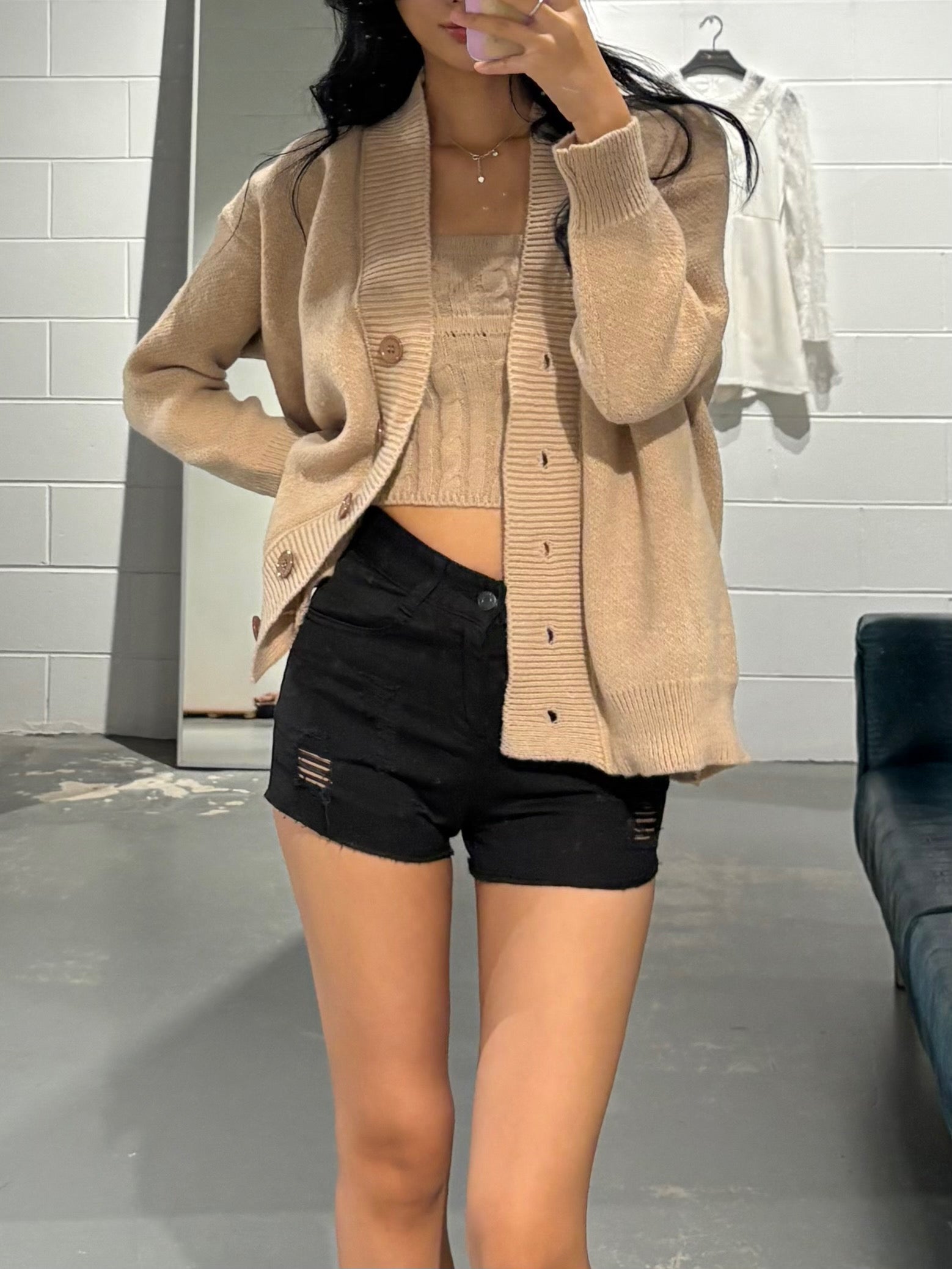 ThisIsJeans Black Shorts