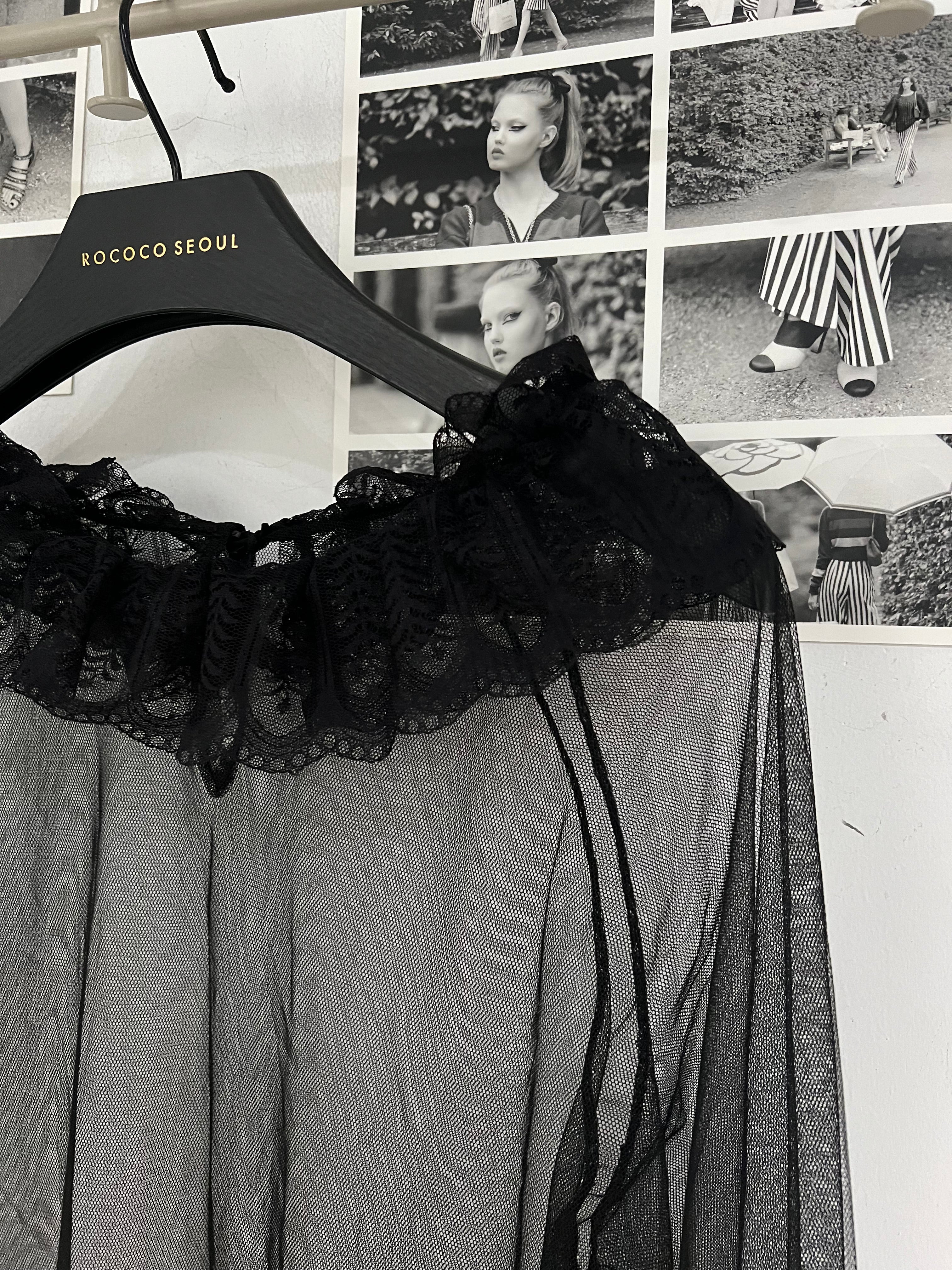 Mash Lace Ruffle Top