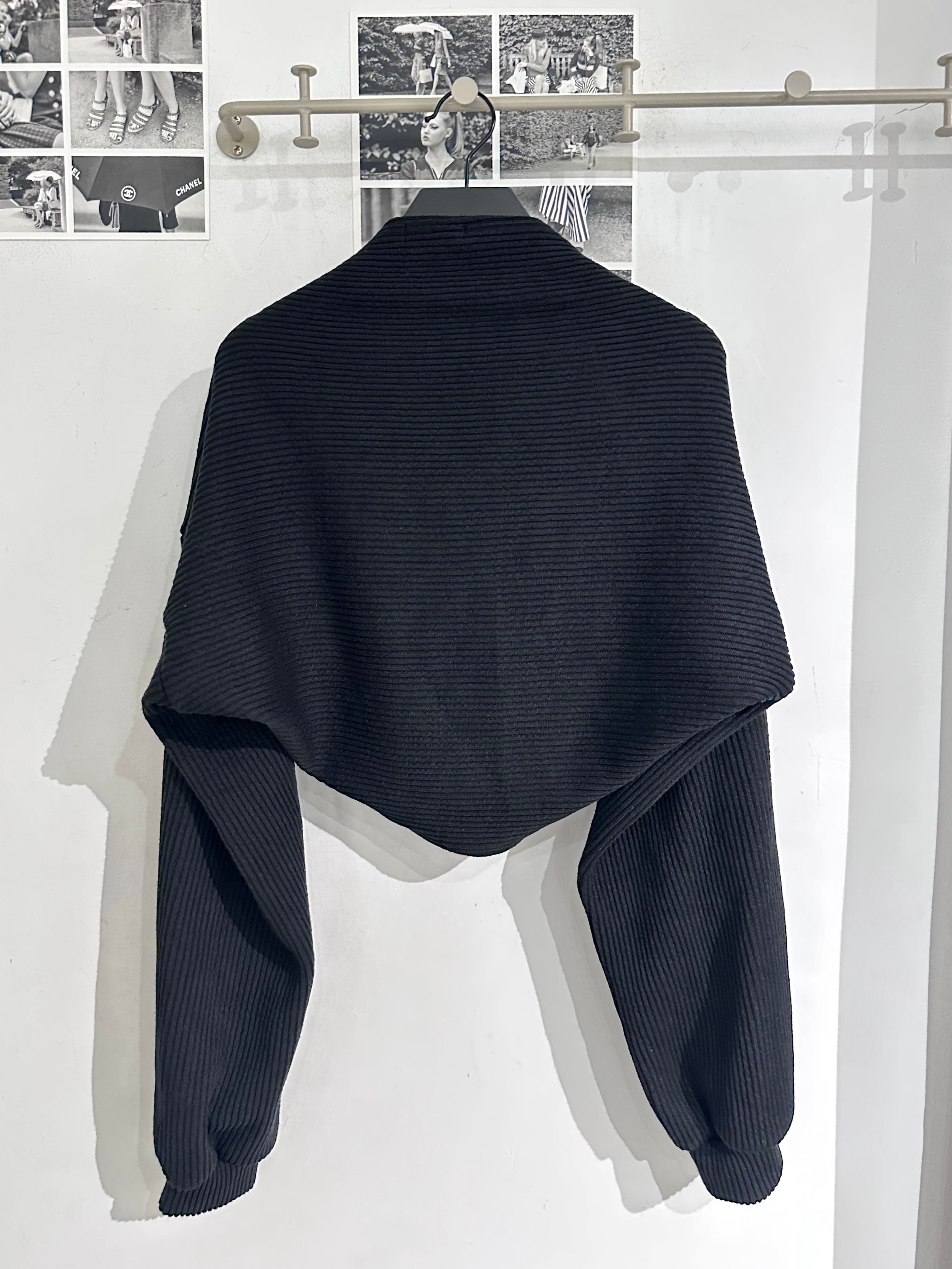 Pudding Ribbed Bolero